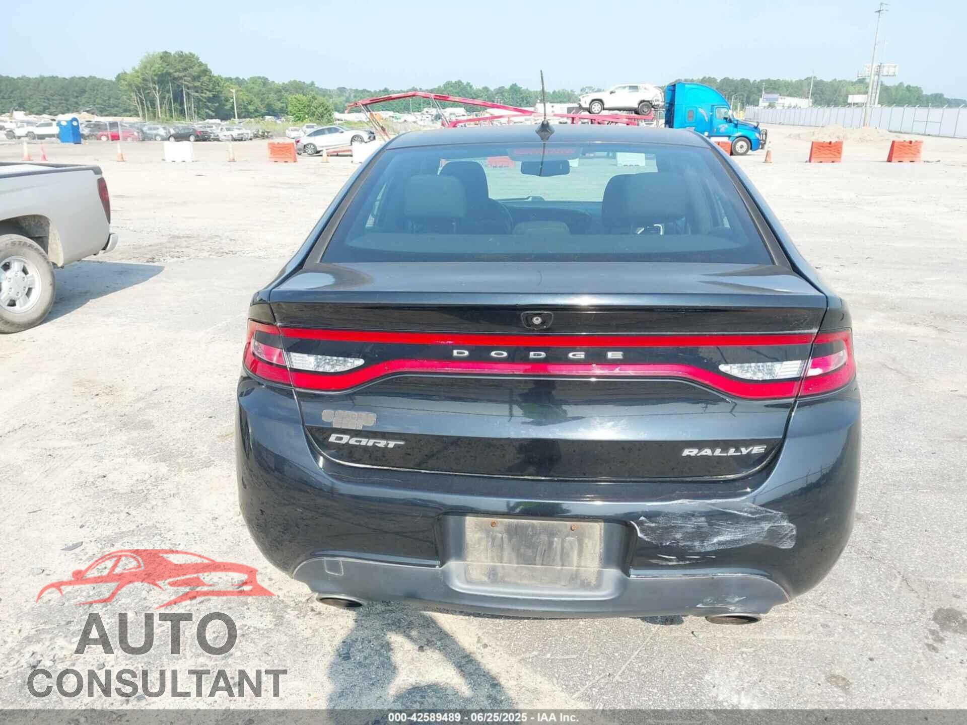 DODGE DART 2013 - 1C3CDFBA9DD157992