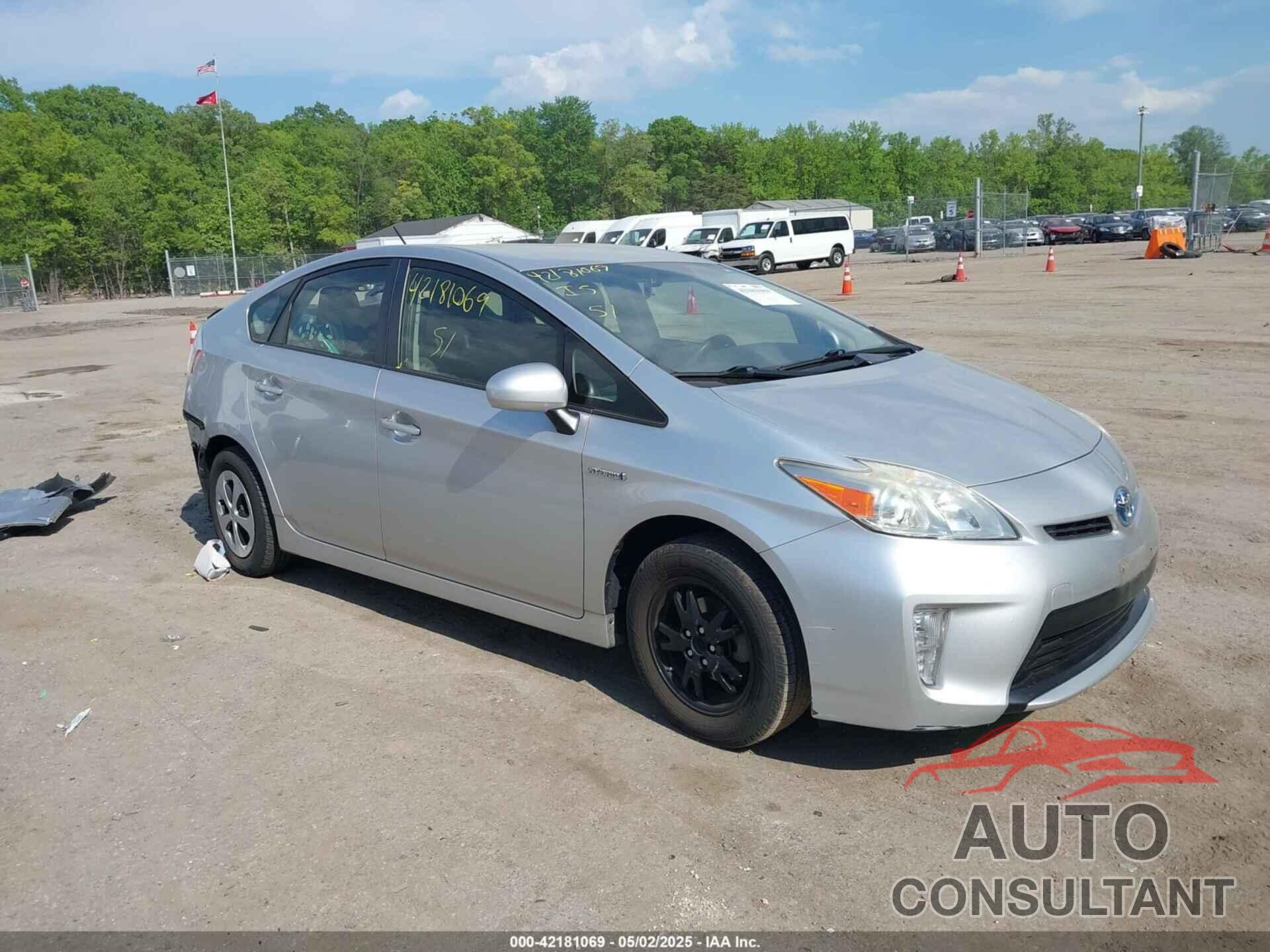 TOYOTA PRIUS 2013 - JTDKN3DU3D5686701