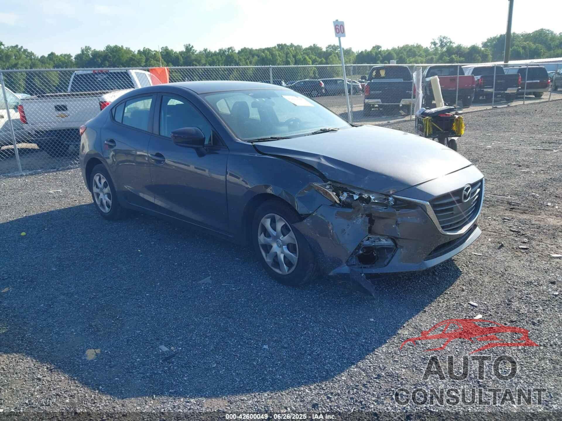 MAZDA MAZDA3 2016 - 3MZBM1T79GM255004