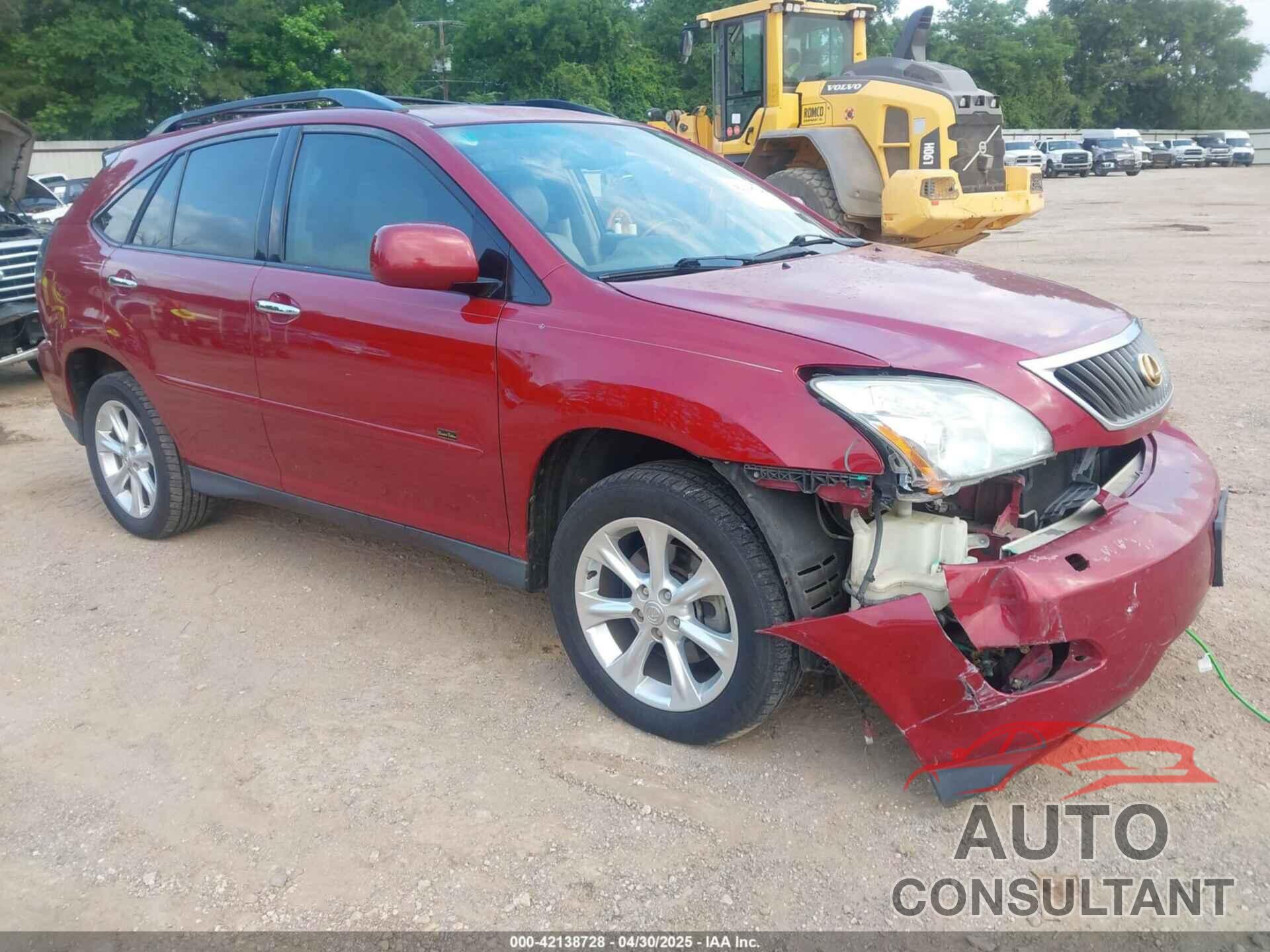 LEXUS RX 350 2009 - 2T2GK31U19C064946