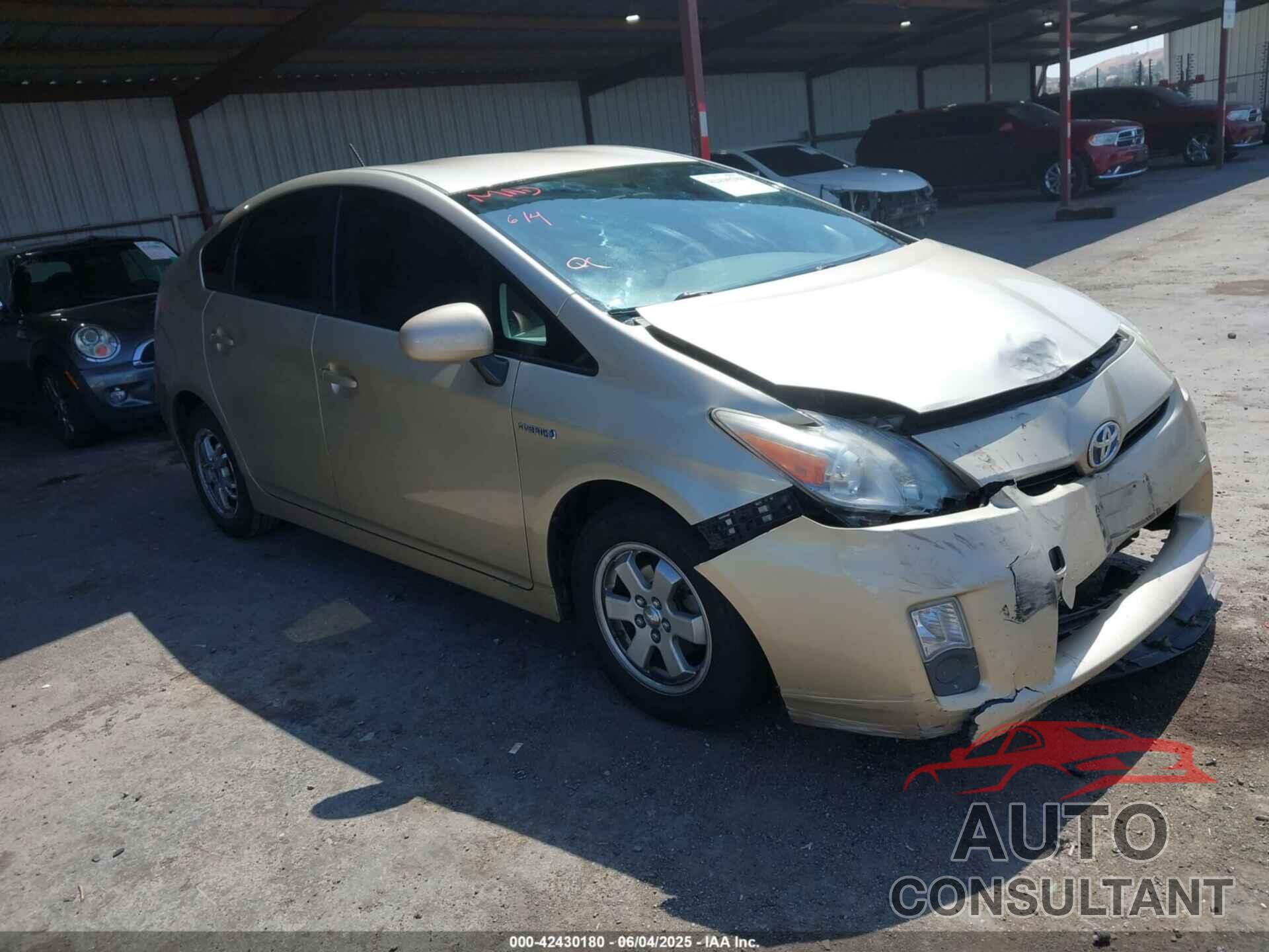 TOYOTA PRIUS 2010 - JTDKN3DU0A0205960