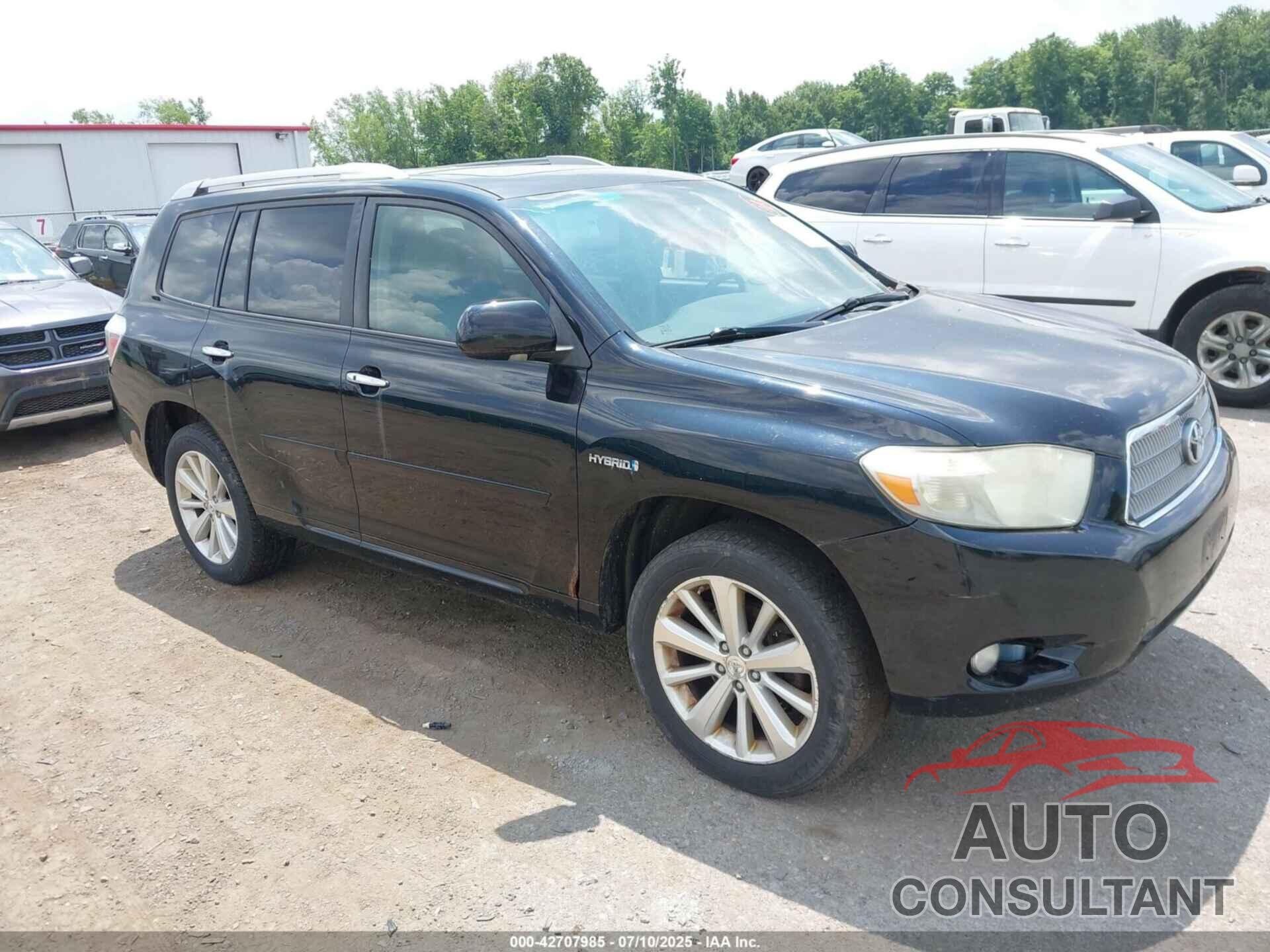 TOYOTA HIGHLANDER HYBRID 2009 - JTEEW44A792034108