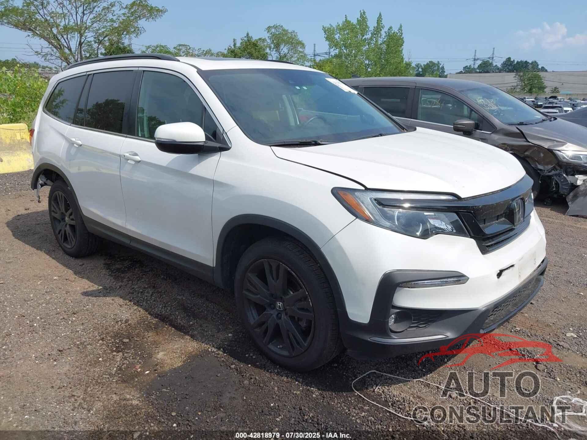 HONDA PILOT 2022 - 5FNYF6H27NB073420