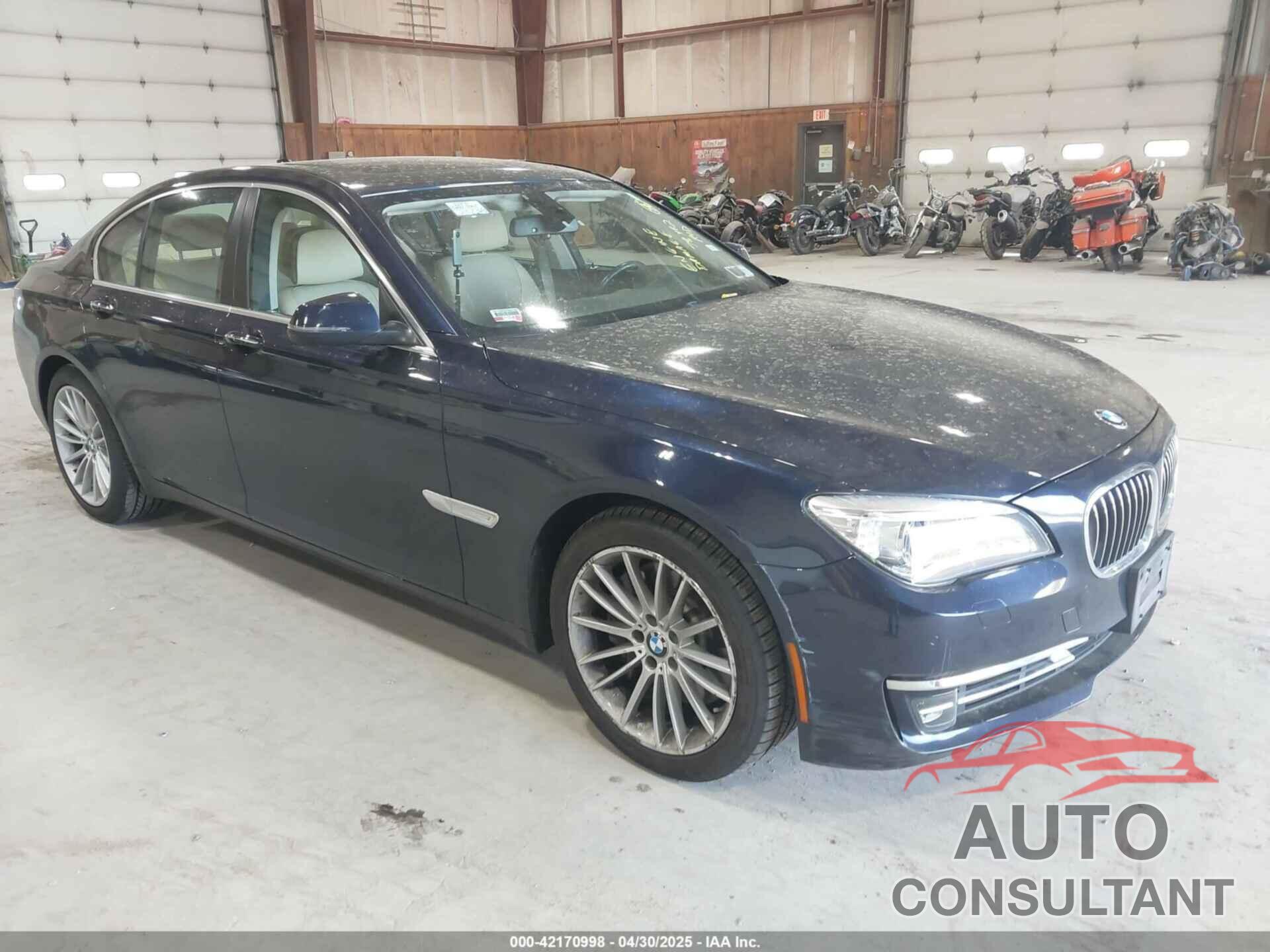 BMW 750I 2013 - WBAYB6C51DD224011