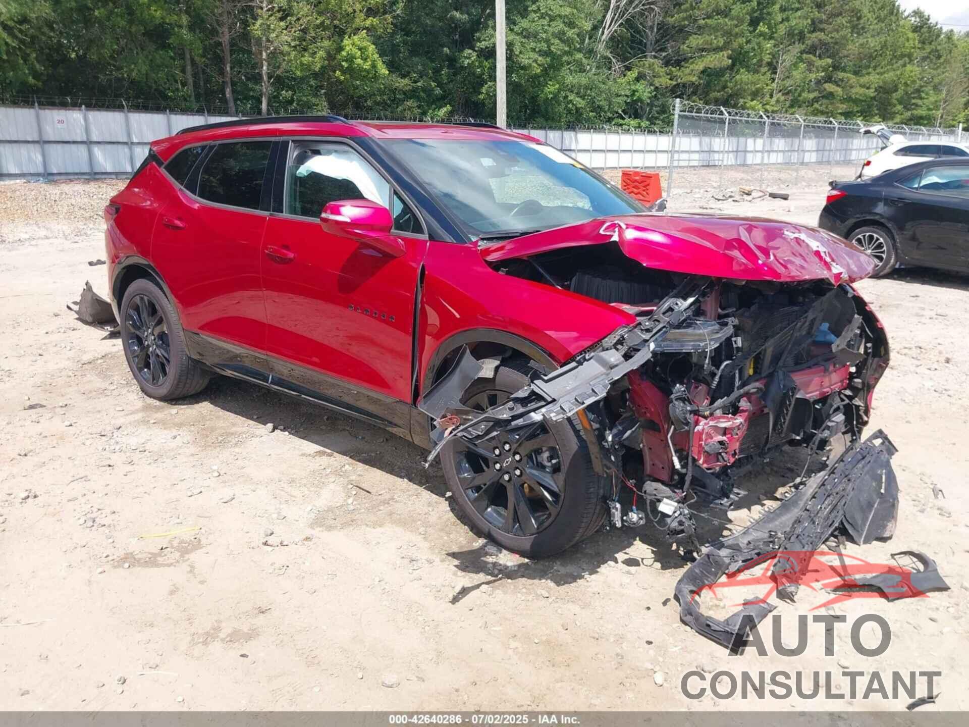 CHEVROLET BLAZER 2021 - 3GNKBERS2MS535714