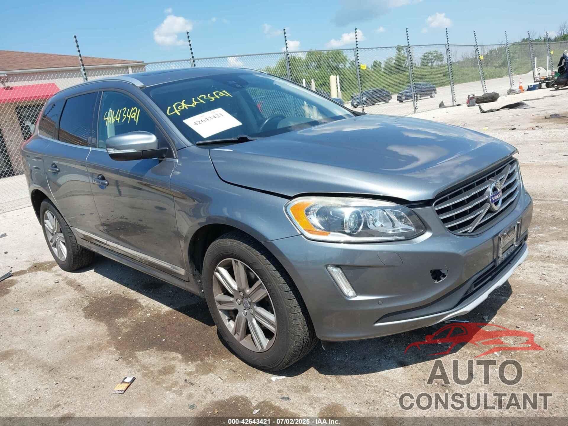 VOLVO XC60 2017 - YV440MRU3H2114506