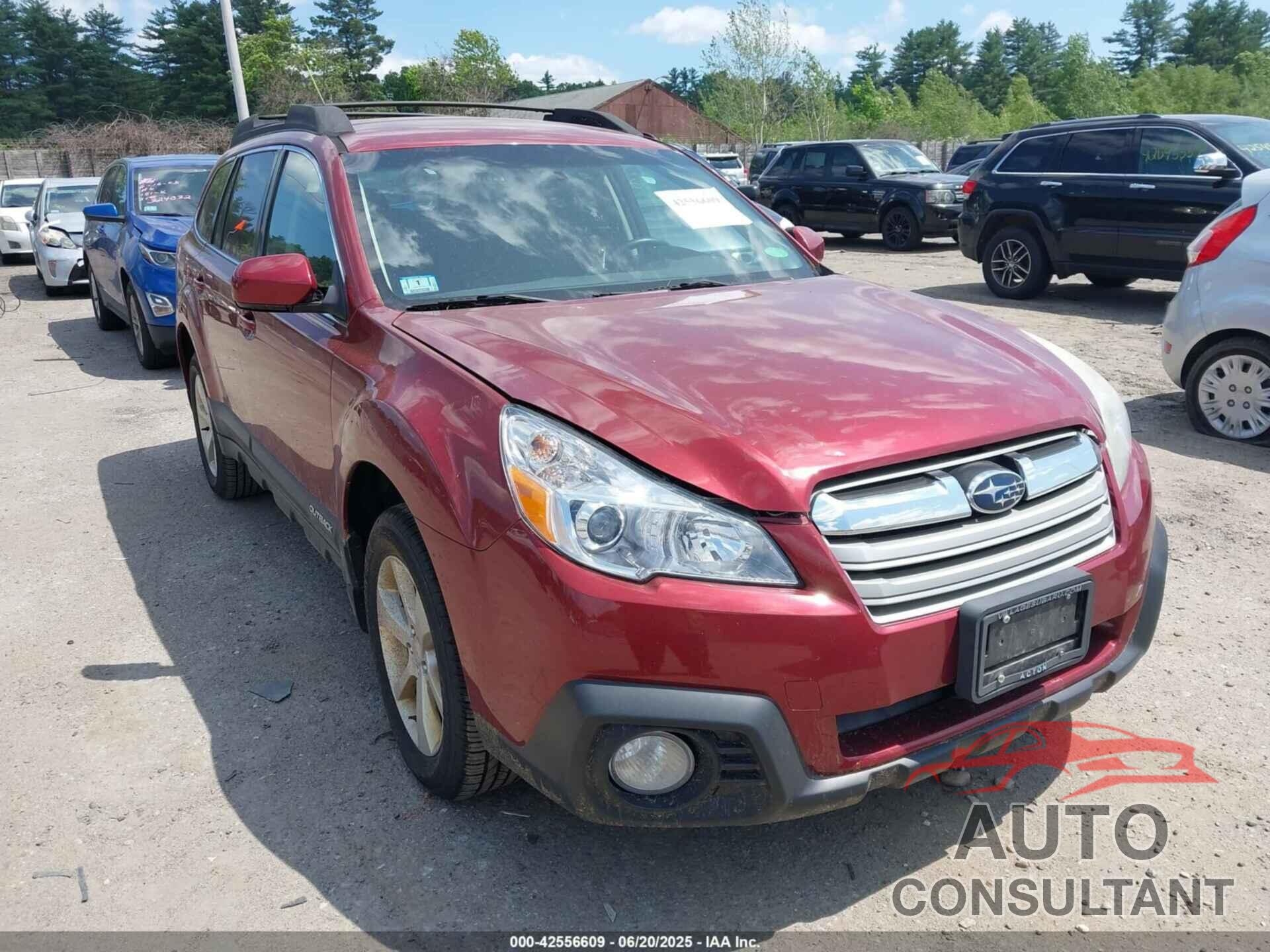 SUBARU OUTBACK 2013 - 4S4BRBCC0D3201266