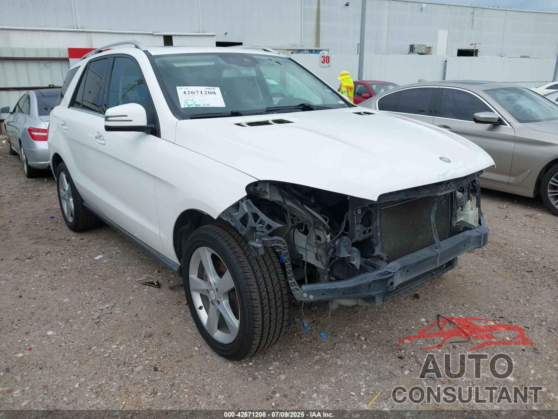 MERCEDES-BENZ GLE 350 2016 - 4JGDA5JB0GA684107