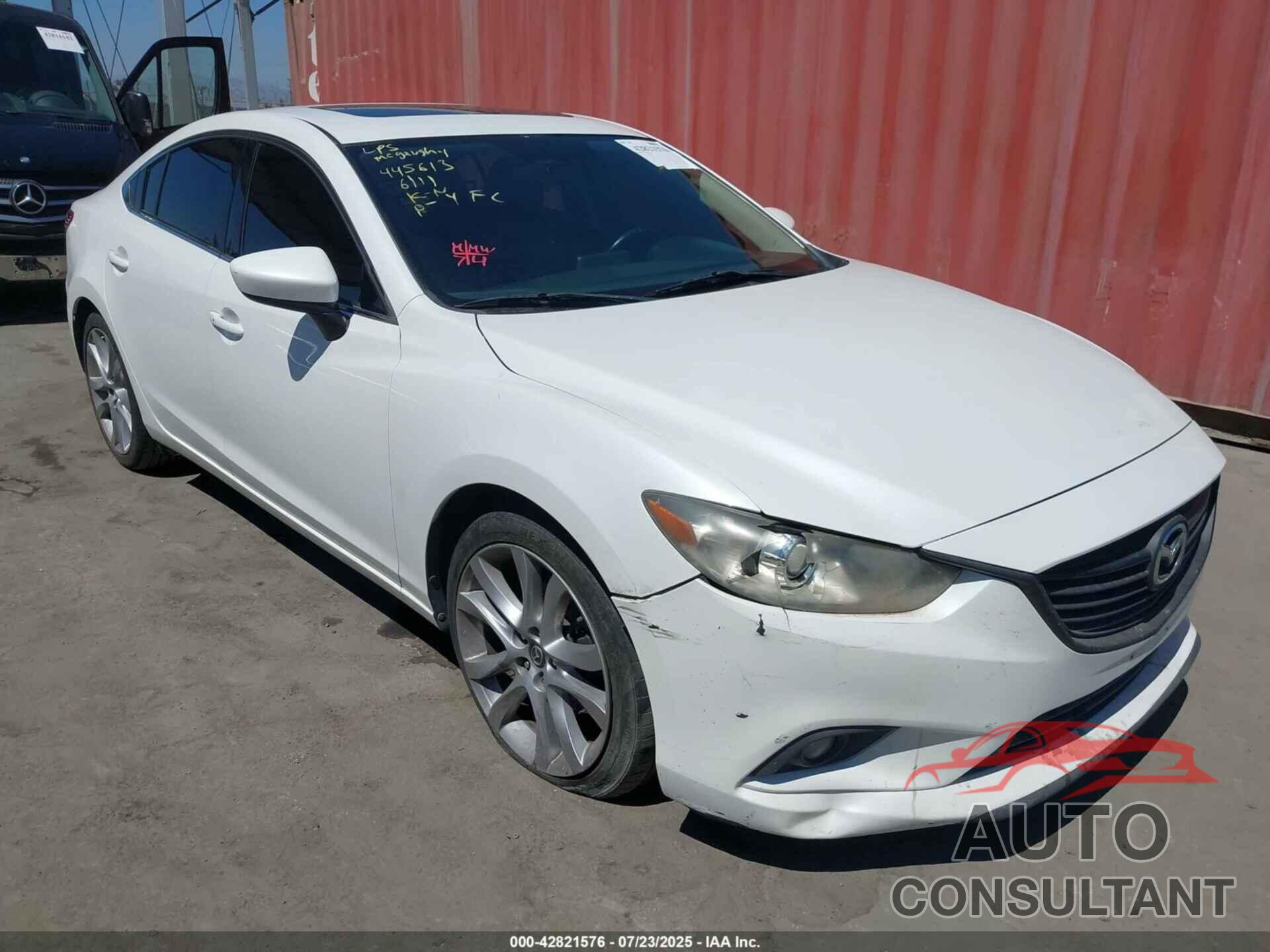 MAZDA MAZDA6 2016 - JM1GJ1V56G1445613
