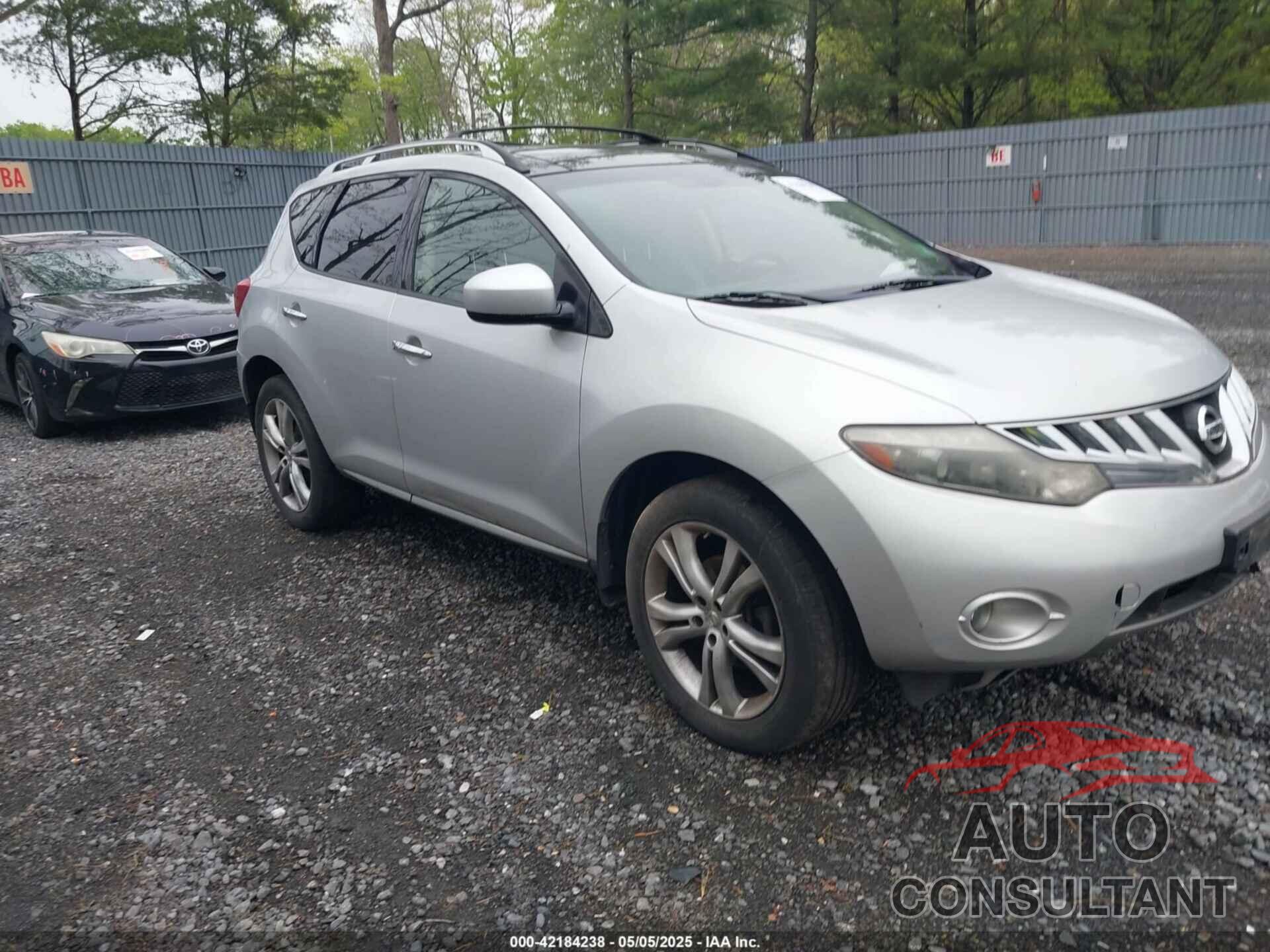 NISSAN MURANO 2009 - JN8AZ18WX9W108830
