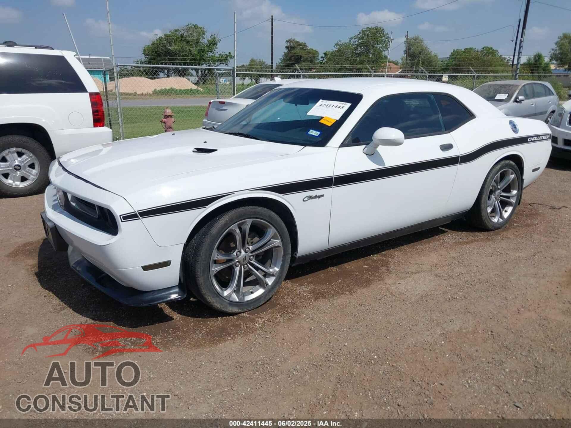 DODGE CHALLENGER 2012 - 2C3CDYAG1CH259404