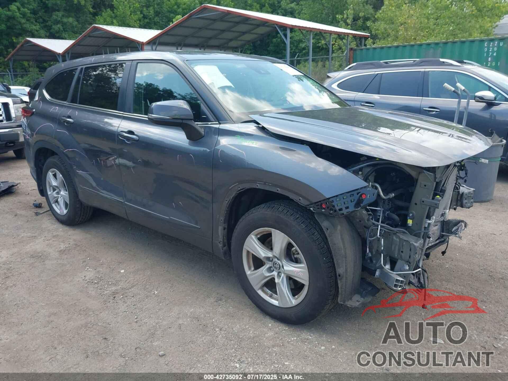 TOYOTA HIGHLANDER 2023 - 5TDKDRAH3PS020062