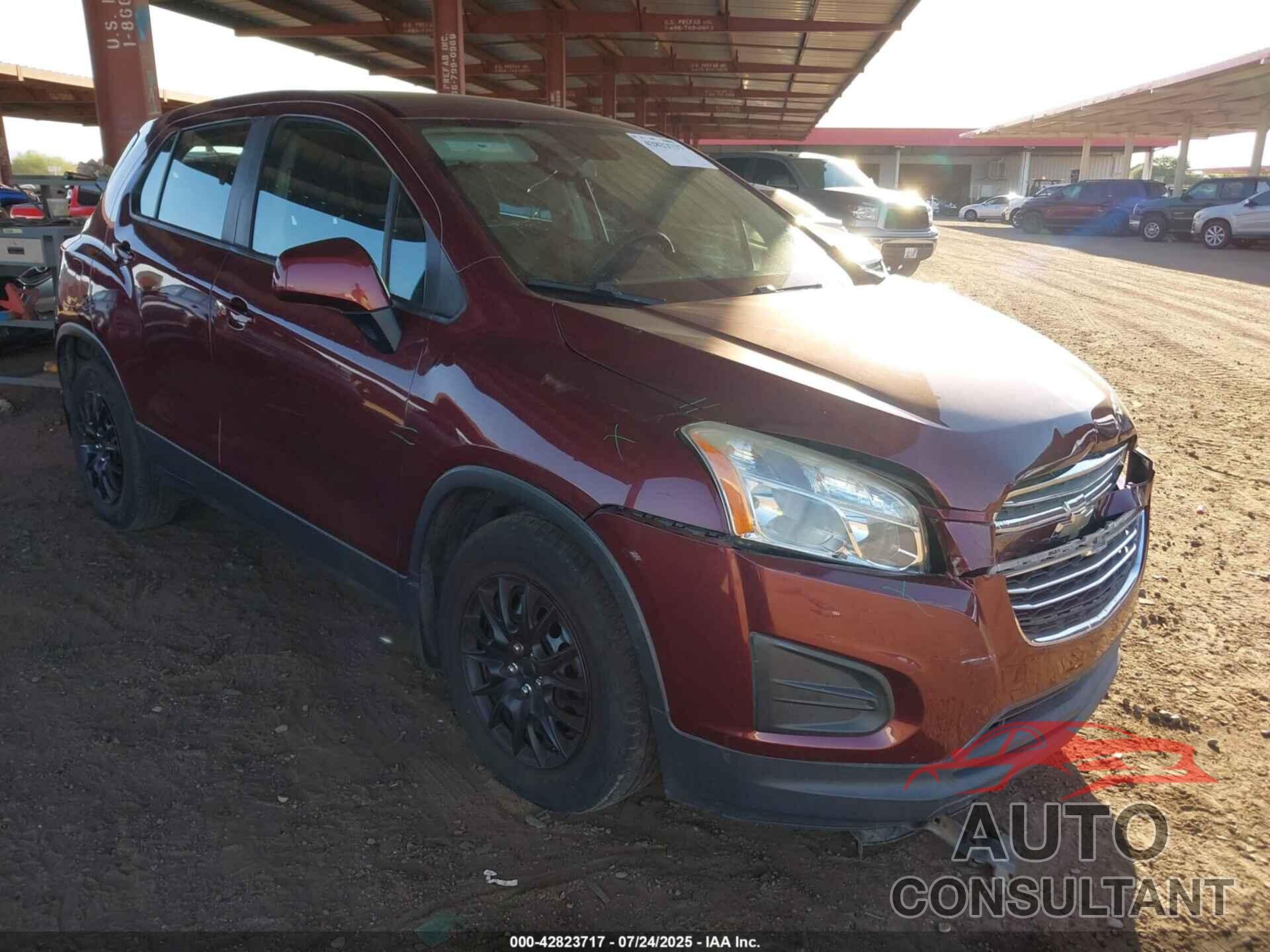 CHEVROLET TRAX 2016 - 3GNCJKSB9GL233173