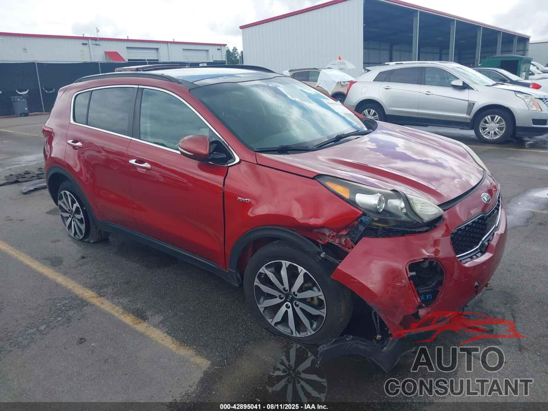 KIA SPORTAGE 2018 - KNDPNCAC9J7371418