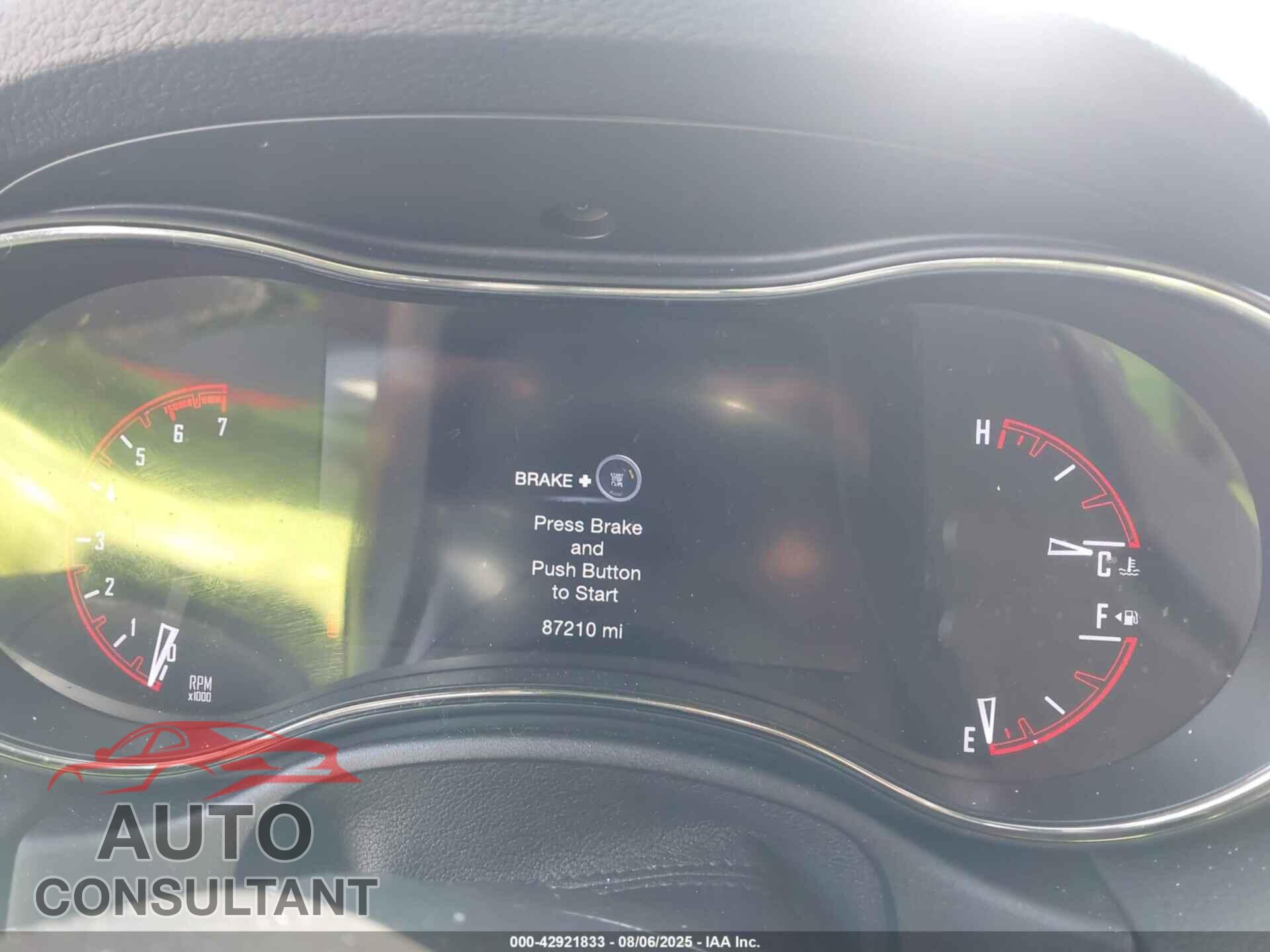 DODGE DURANGO 2019 - 1C4SDJCT2KC722077