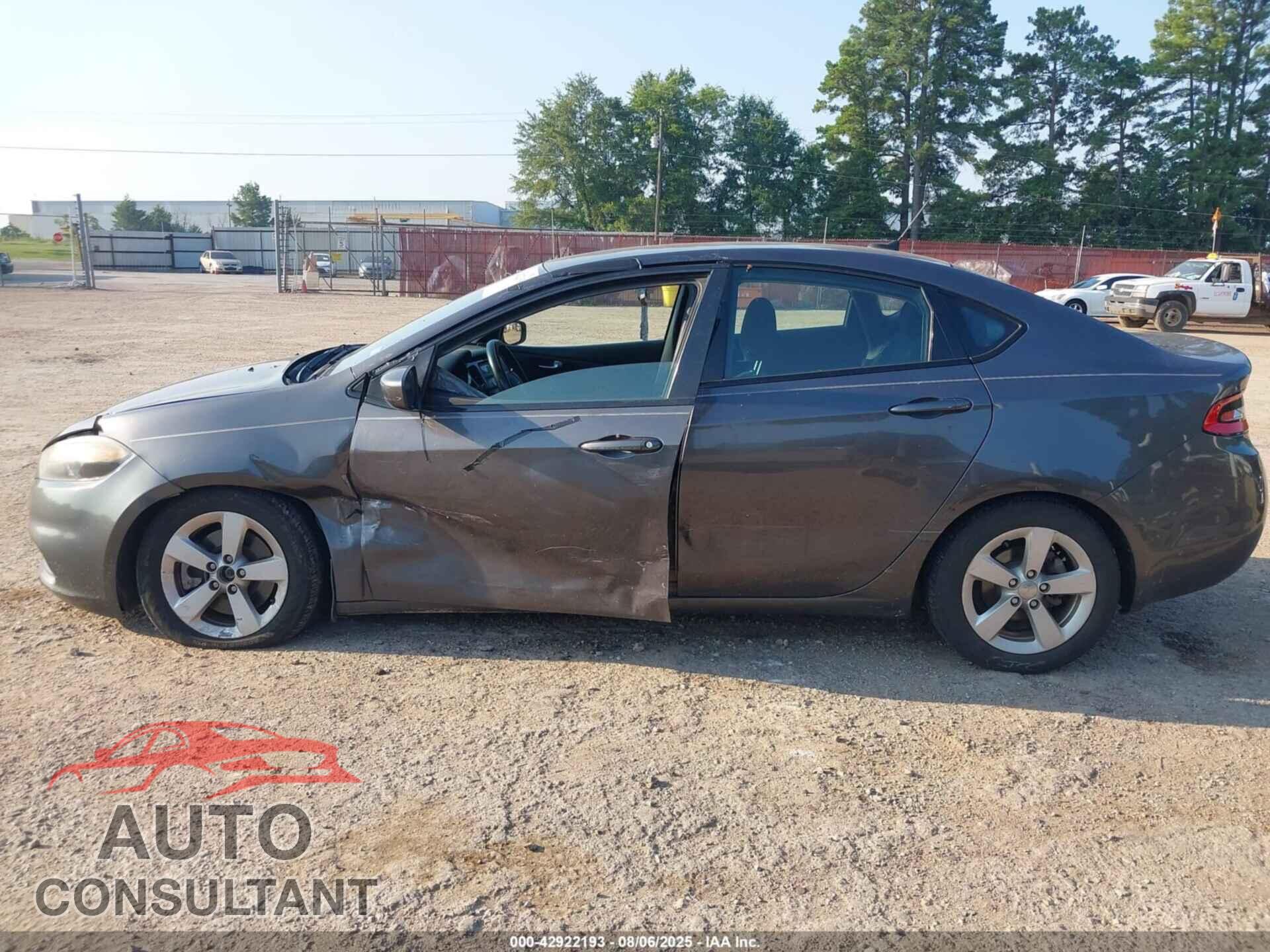 DODGE DART 2015 - 1C3CDFBB3FD265083