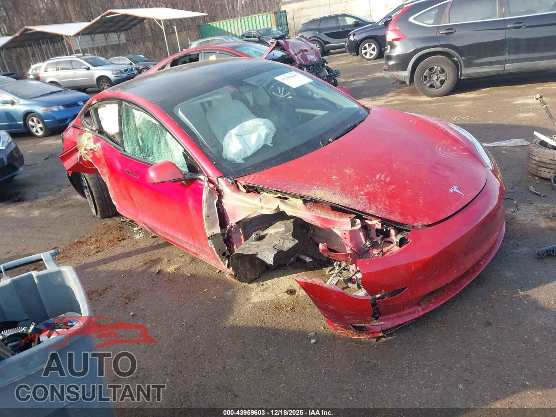 TESLA MODEL 3 2023 - 5YJ3E1EC7PF587560
