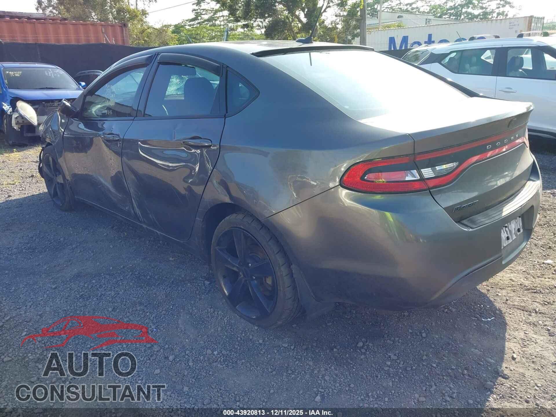 DODGE DART 2015 - 1C3CDFBB5FD345159