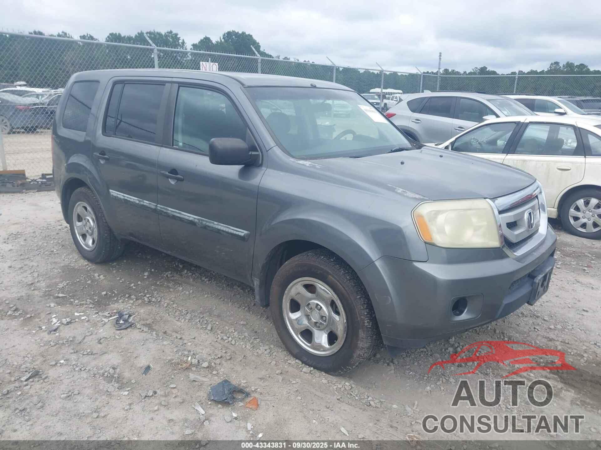 HONDA PILOT 2010 - 5FNYF4H27AB006931