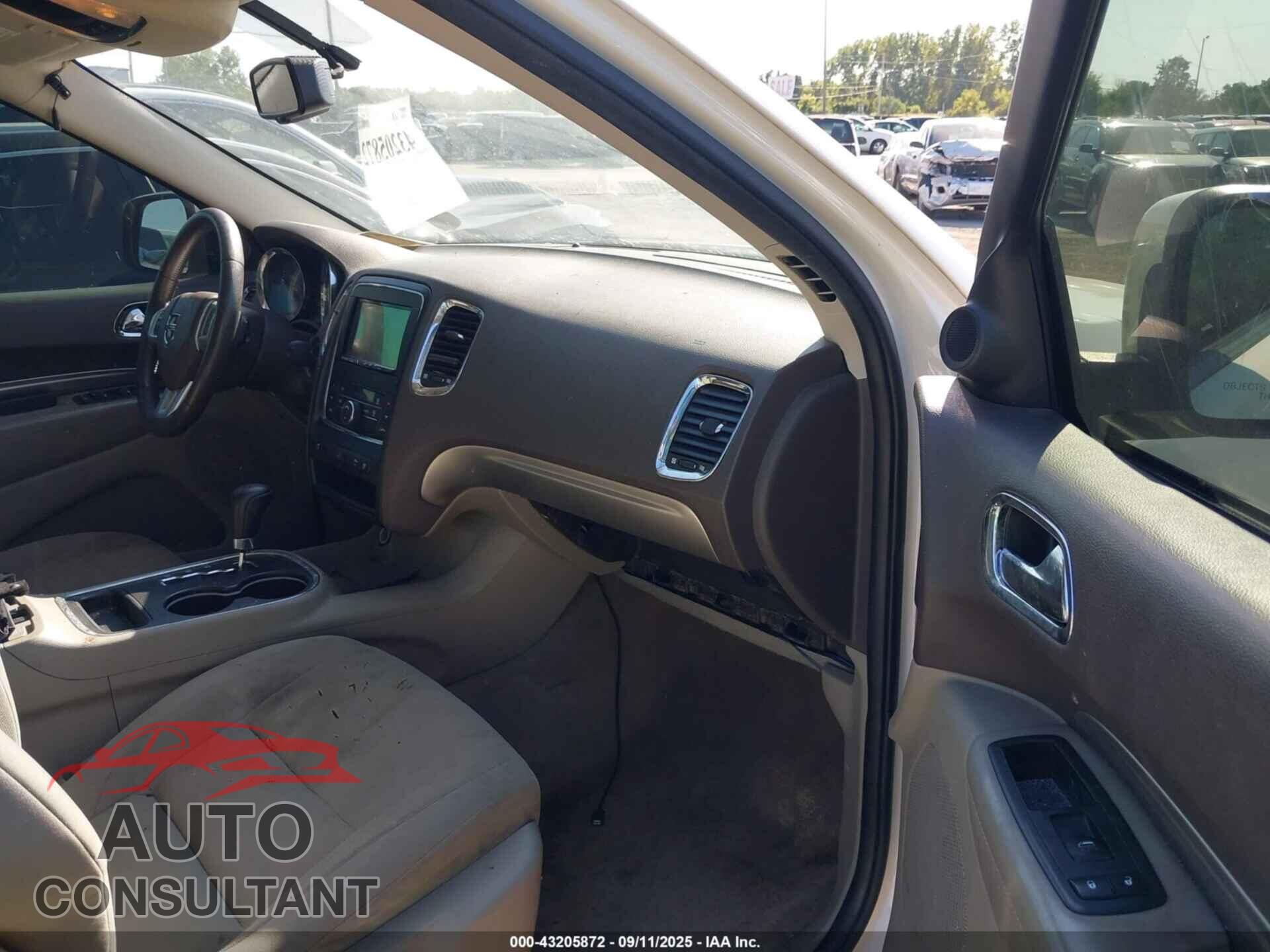 DODGE DURANGO 2012 - 1C4RDHAG3CC330403