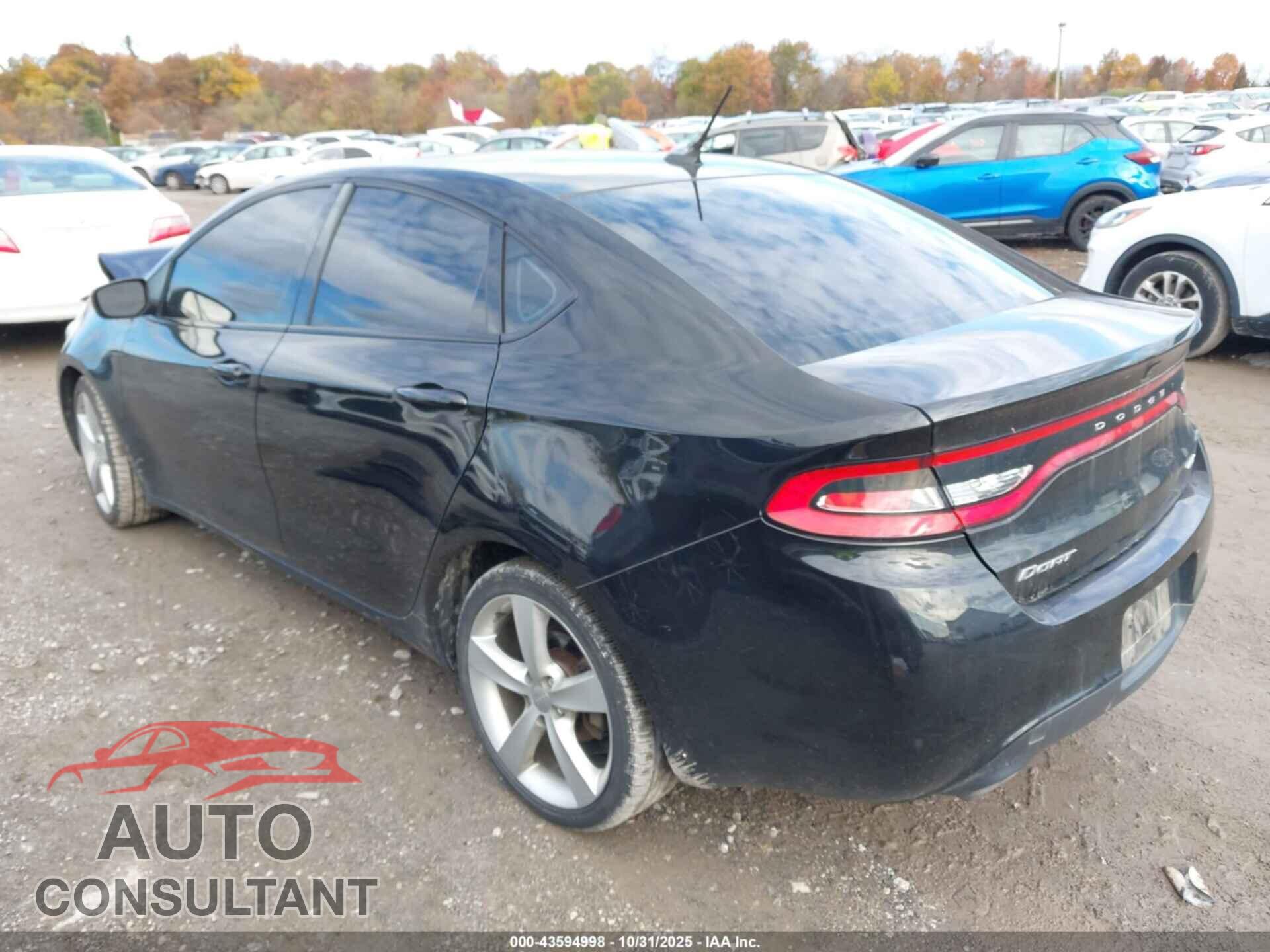 DODGE DART 2015 - 1C3CDFEB9FD266251