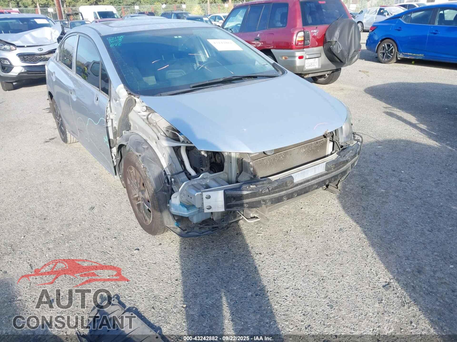 HONDA CIVIC 2013 - 19XFB2F86DE292988