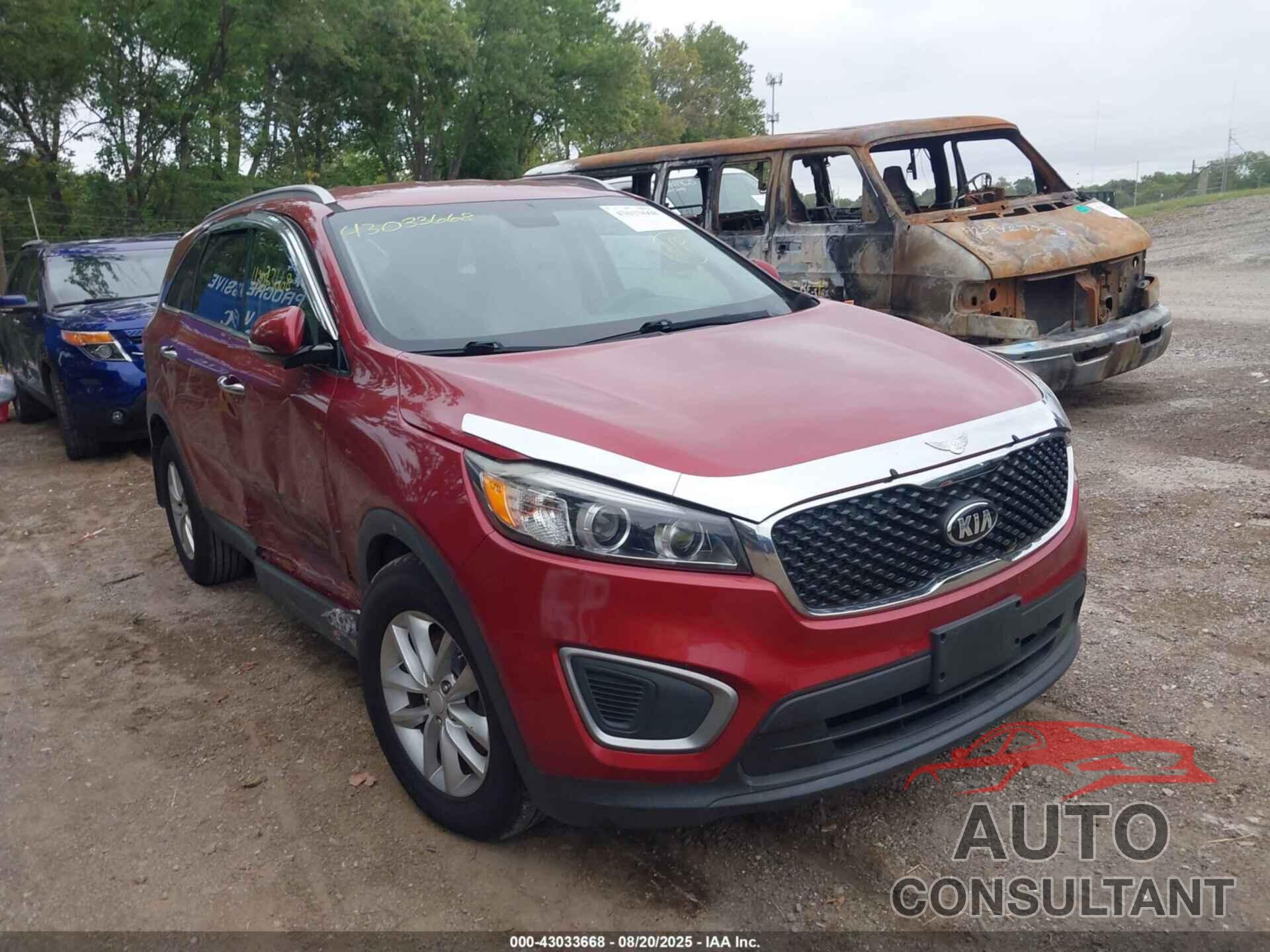 KIA SORENTO 2016 - 5XYPG4A30GG034857