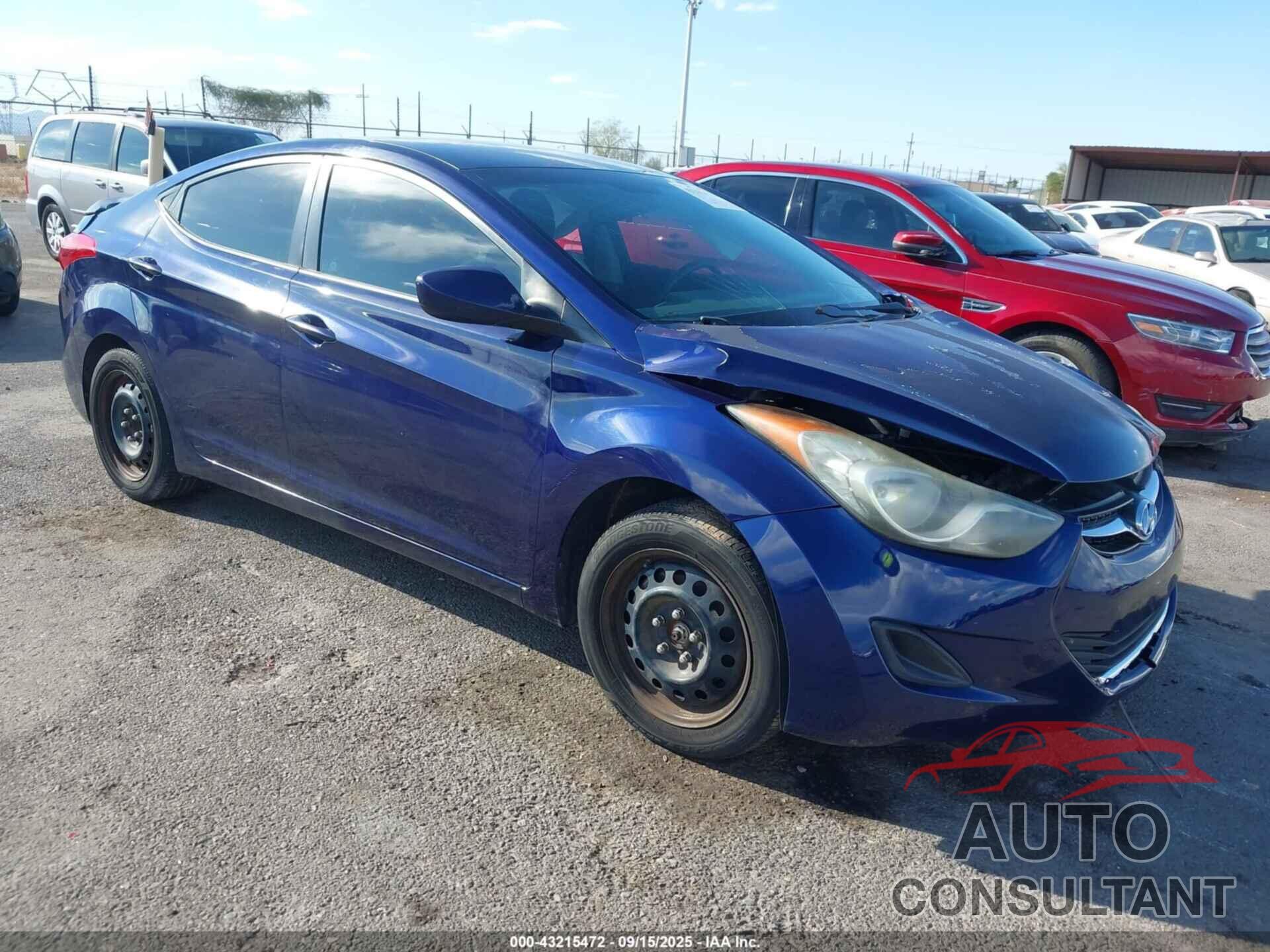 HYUNDAI ELANTRA 2011 - 5NPDH4AEXBH019012