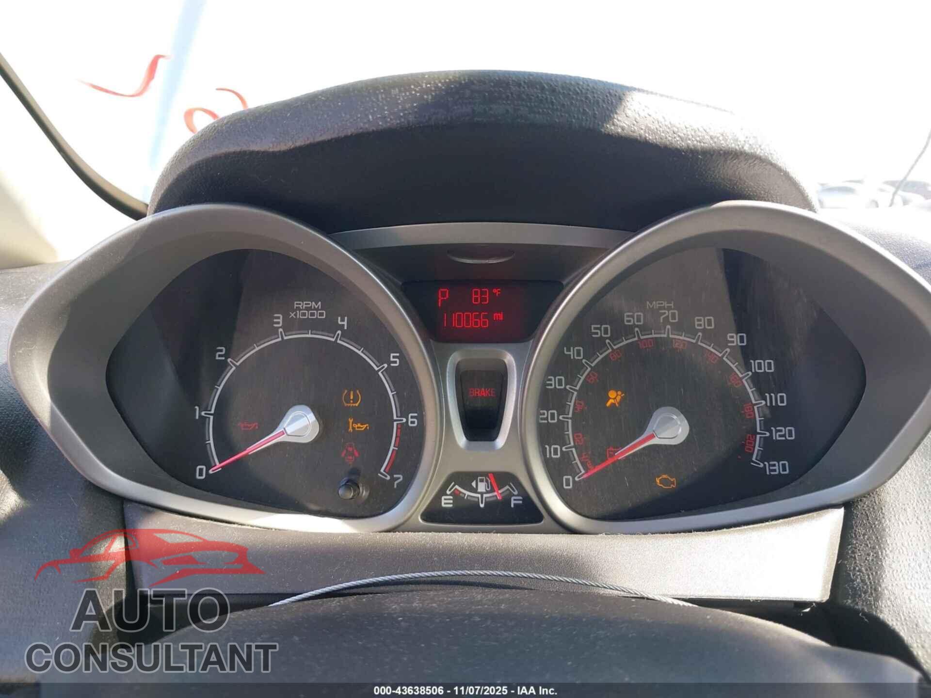 FORD FIESTA 2012 - 3FADP4EJ7CM196046