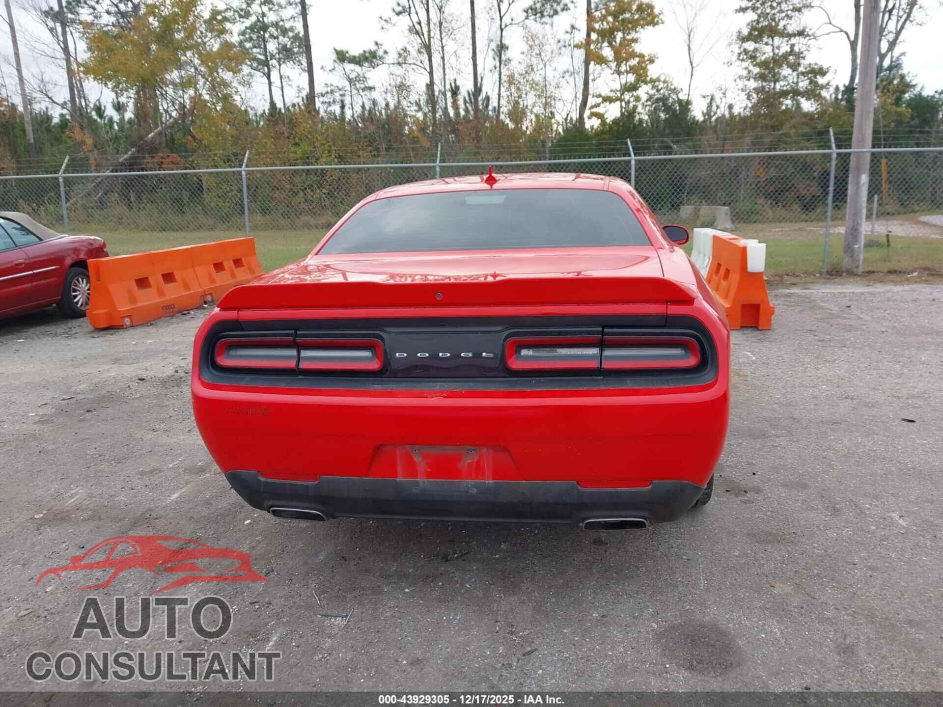 DODGE CHALLENGER 2018 - 2C3CDZAGXJH287687