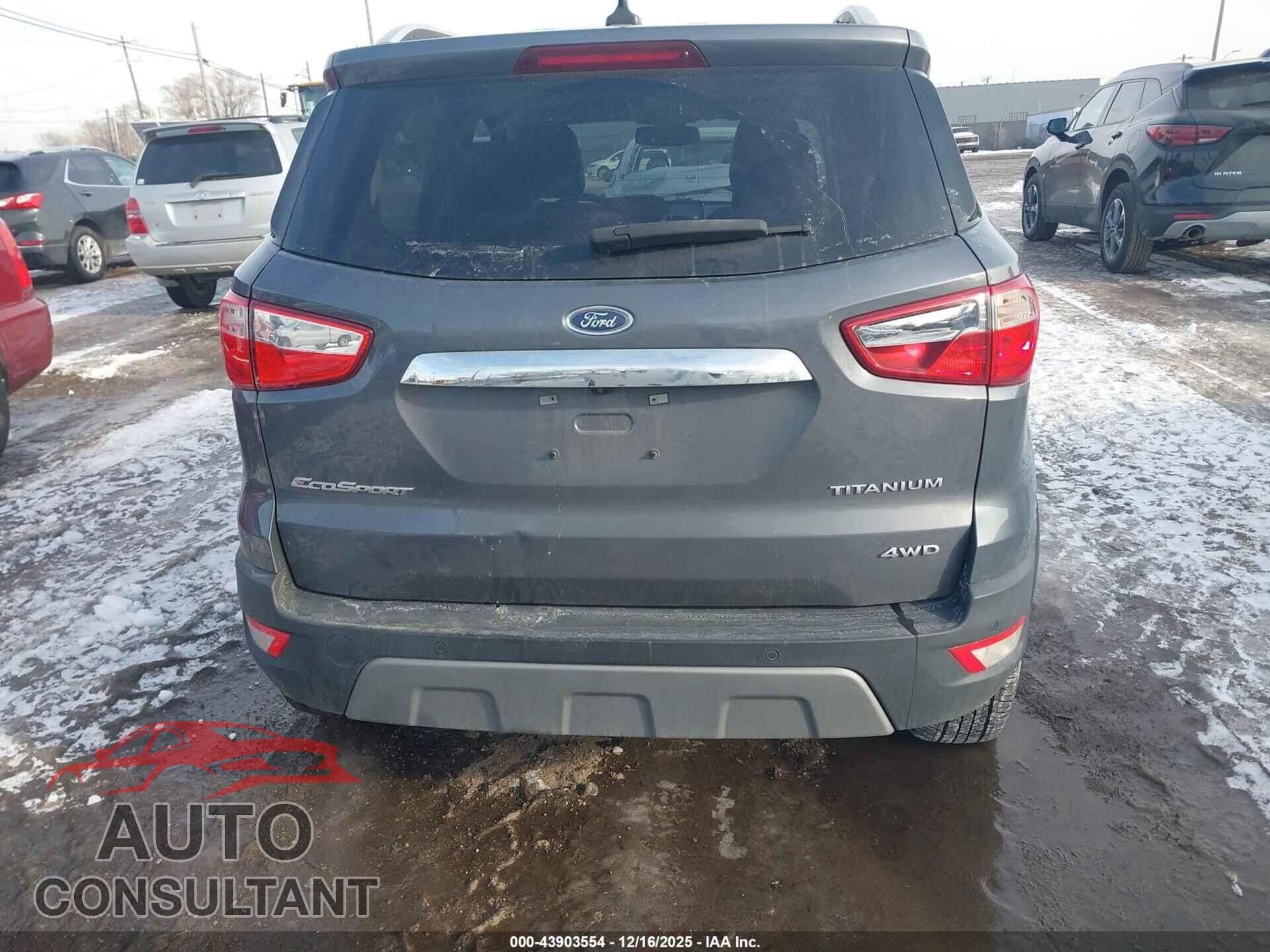 FORD ECOSPORT 2022 - MAJ6S3KL7NC466159