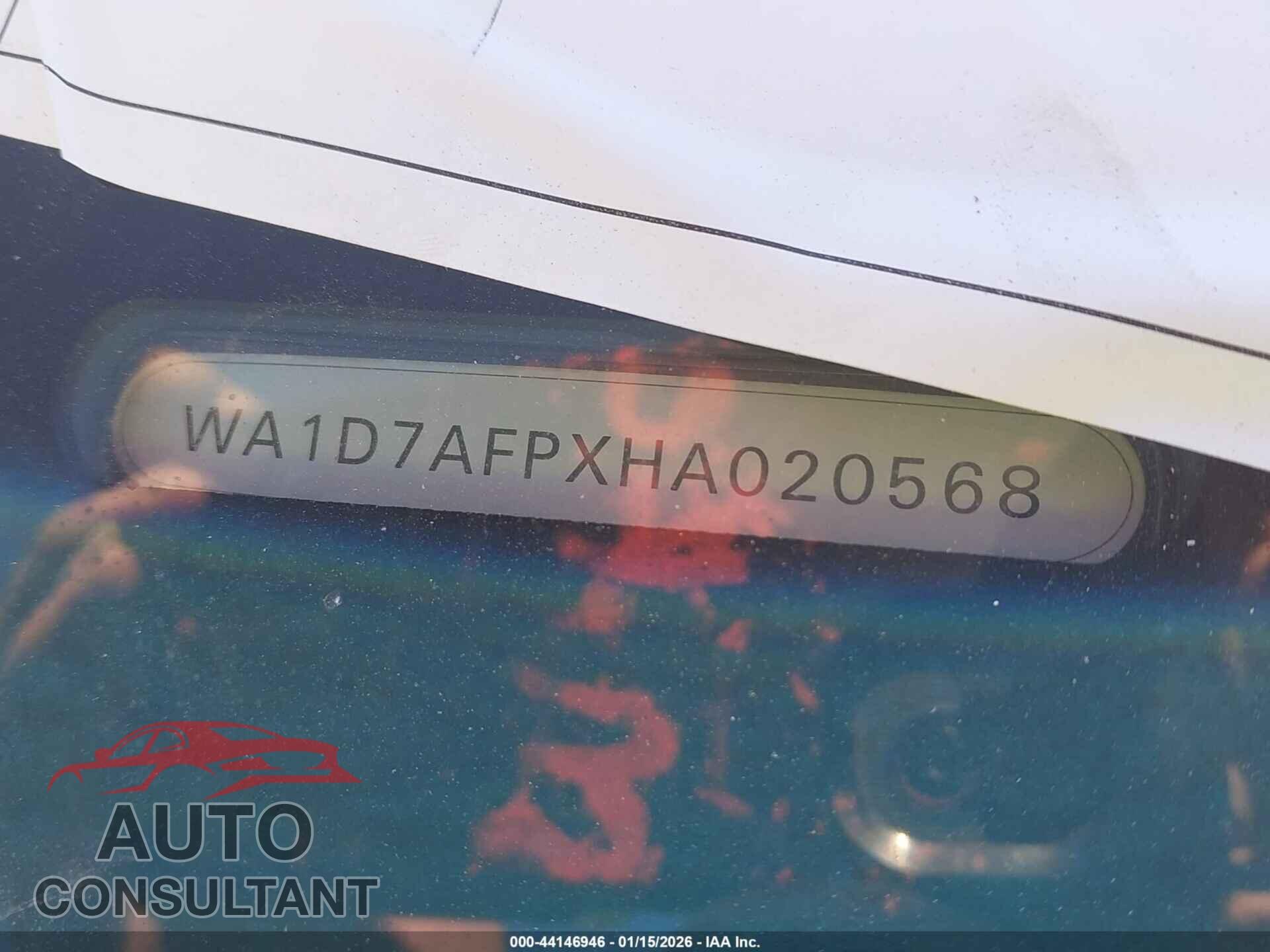 AUDI Q5 2017 - WA1D7AFPXHA020568