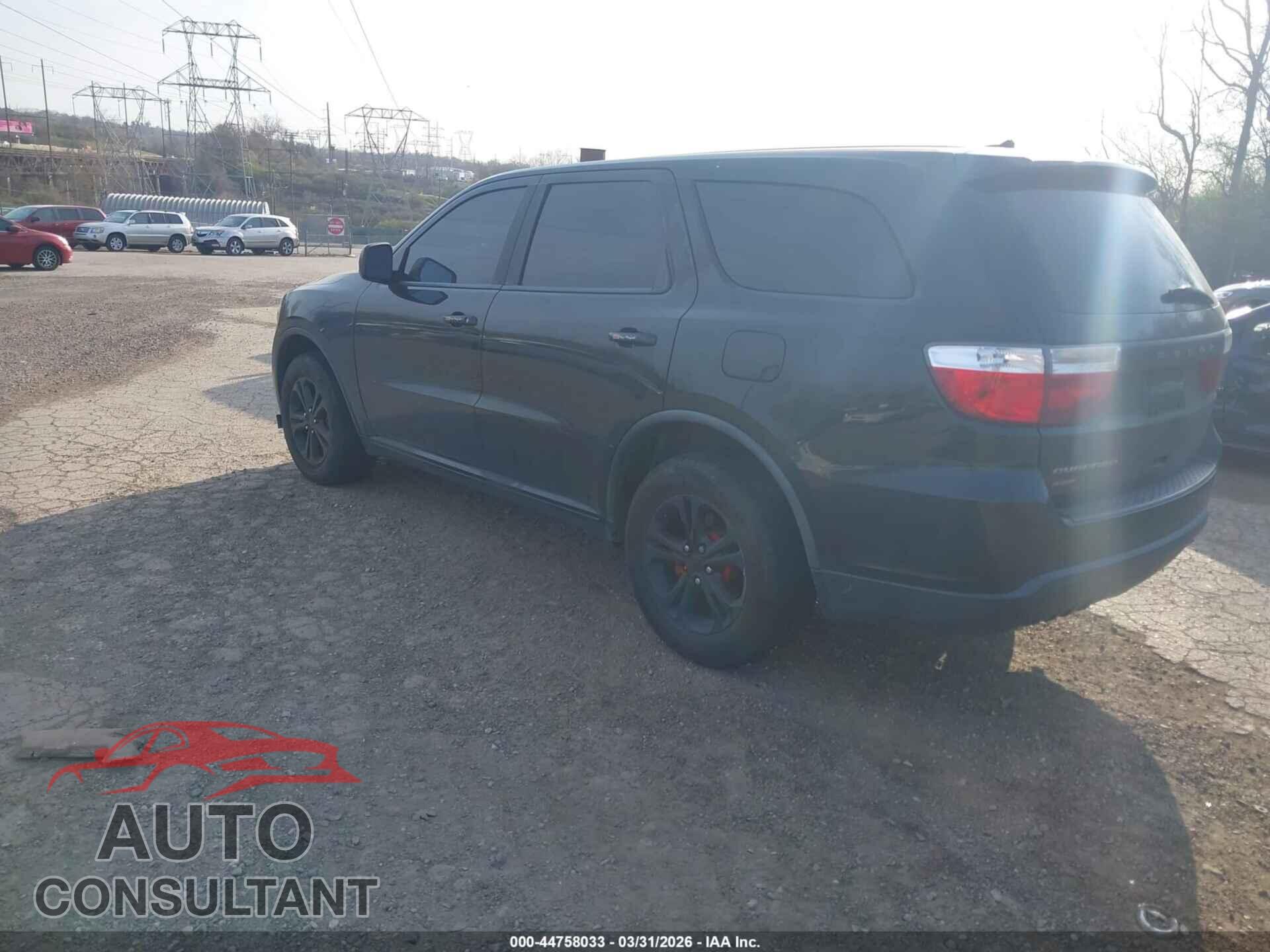 DODGE DURANGO 2011 - 1D4RE2GG3BC616206
