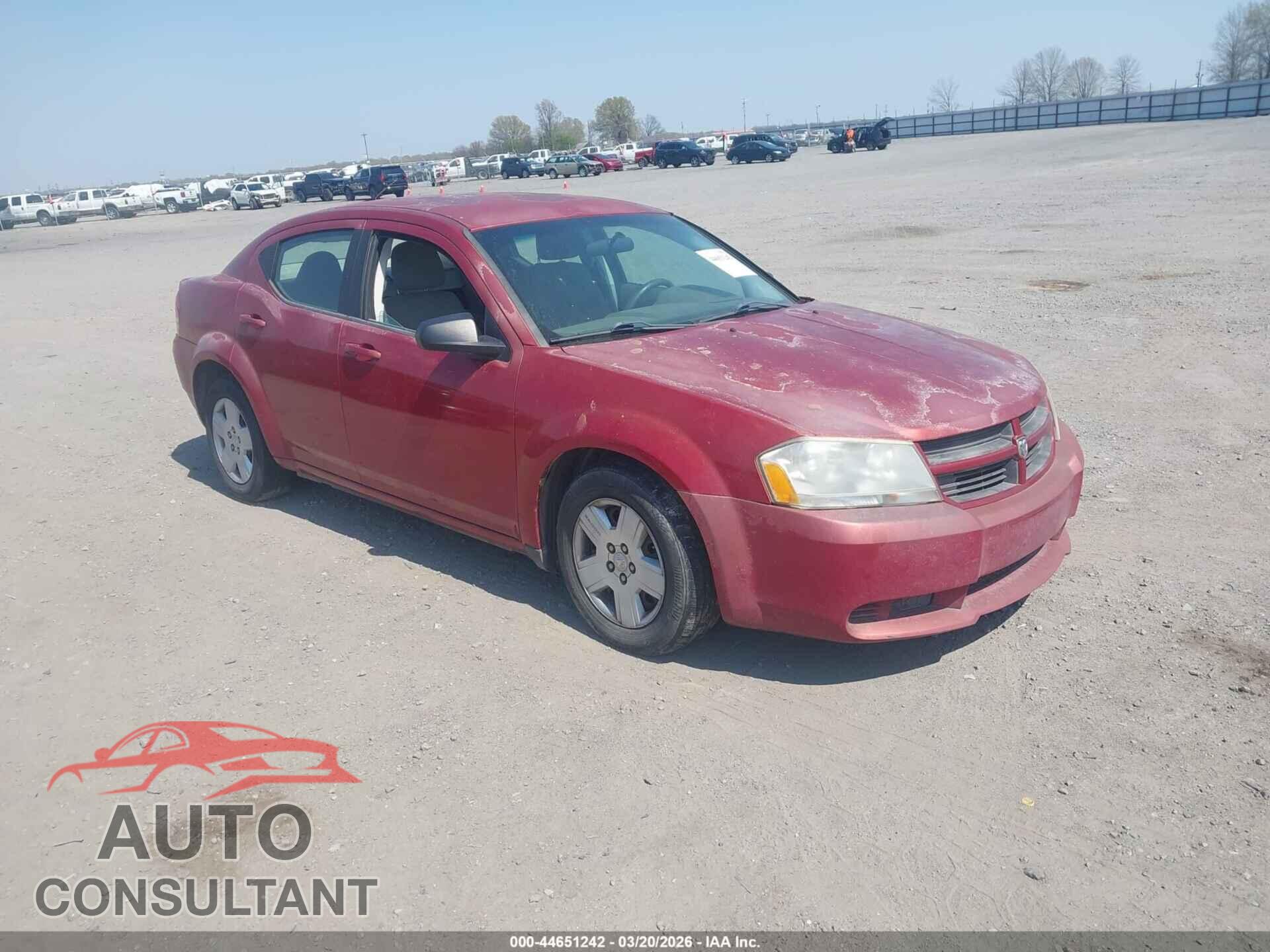 DODGE AVENGER 2010 - 1B3CC4FB1AN117709