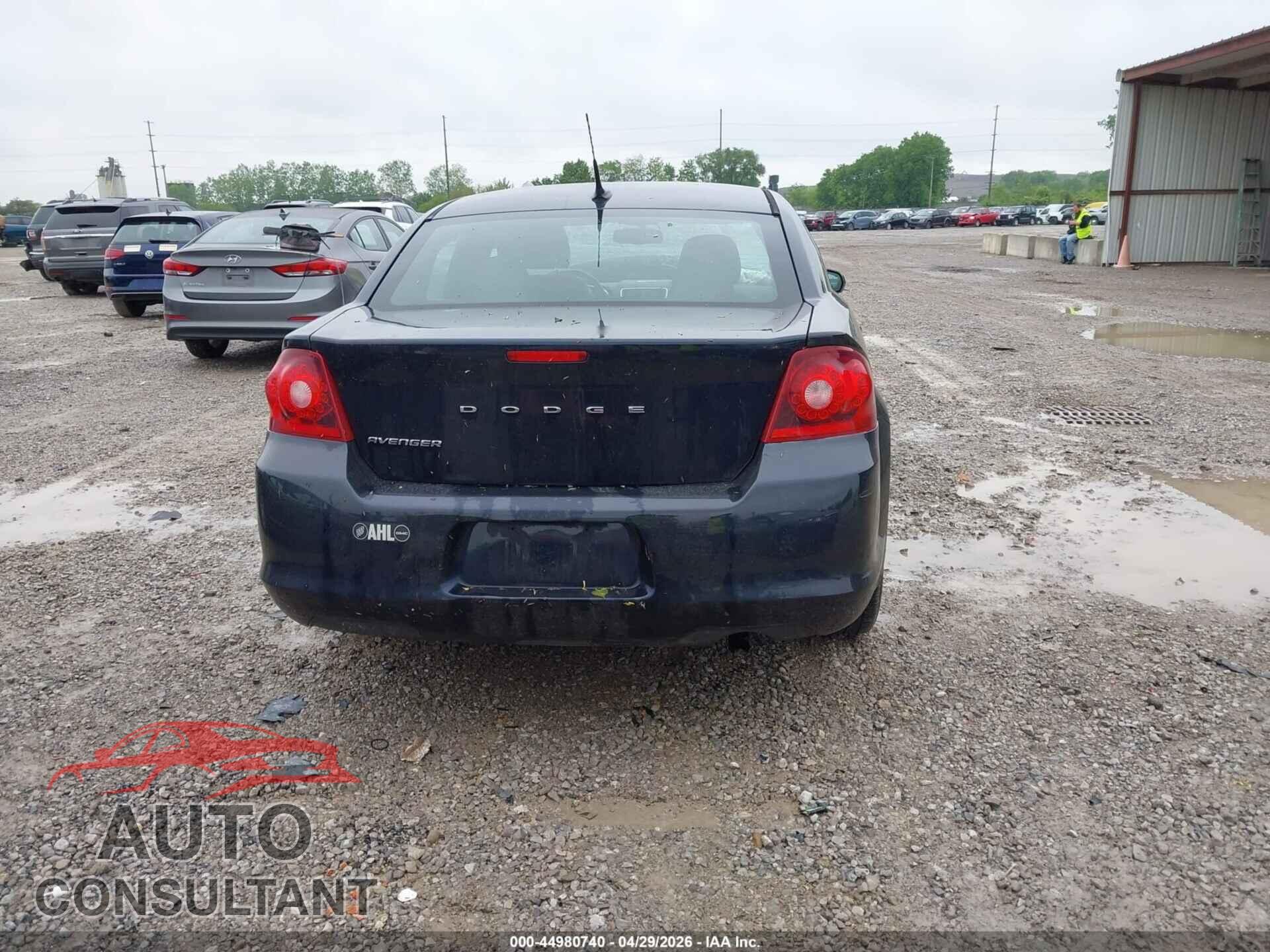 DODGE AVENGER 2011 - 1B3BD2FB7BN506949