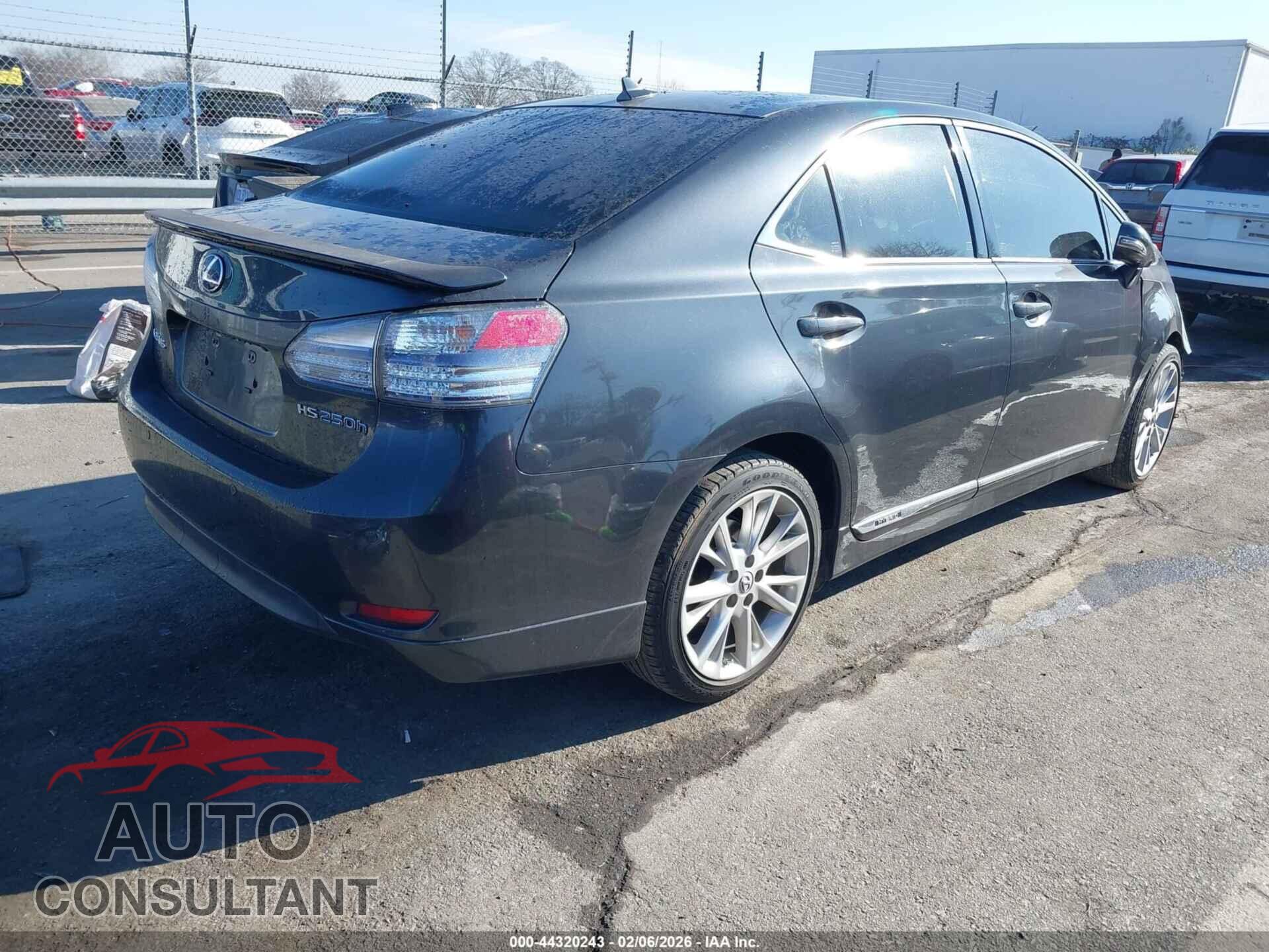 LEXUS HS 250H 2010 - JTHBB1BA3A2015983
