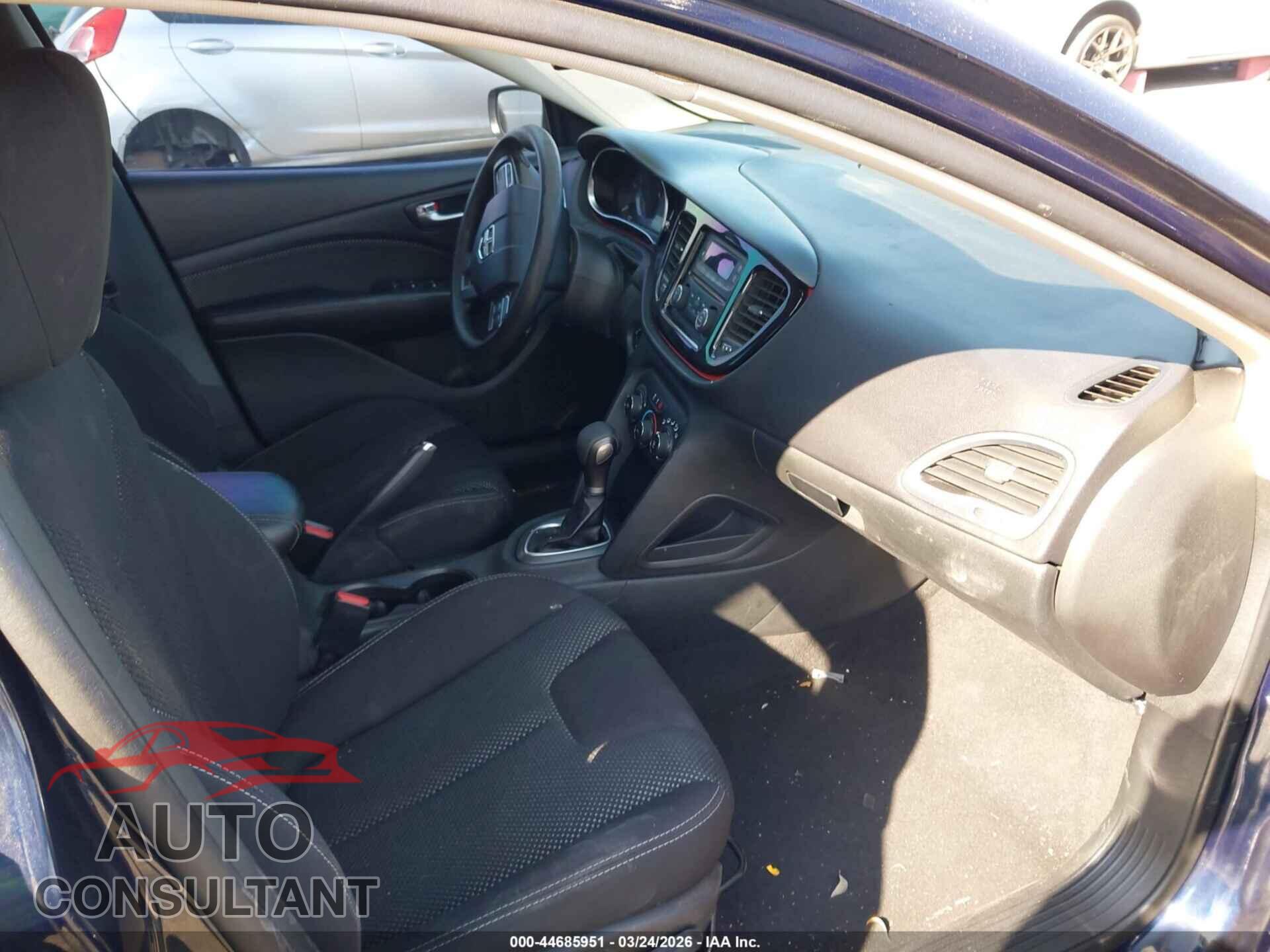 DODGE DART 2015 - 1C3CDFBB3FD403575