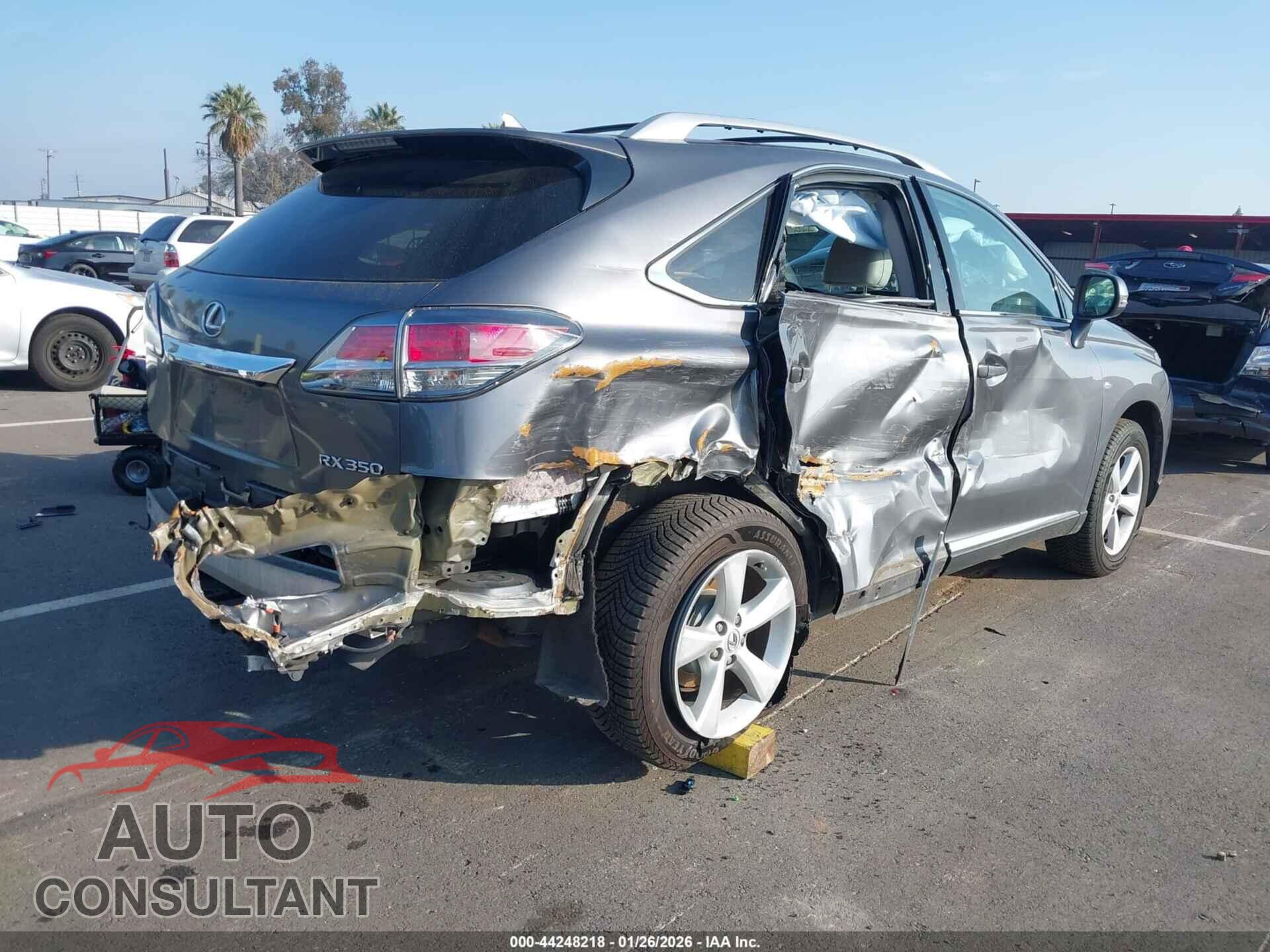 LEXUS RX 350 2013 - 2T2BK1BA4DC177611