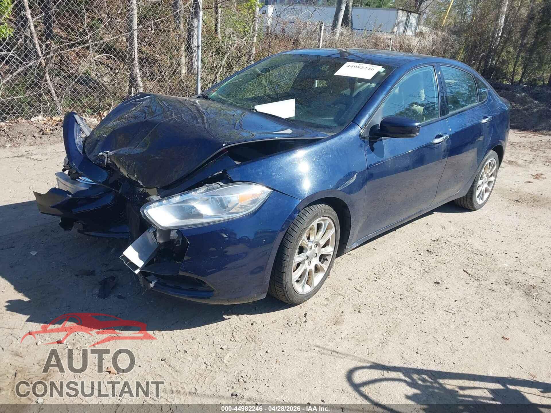 DODGE DART 2013 - 1C3CDFCA5DD294054