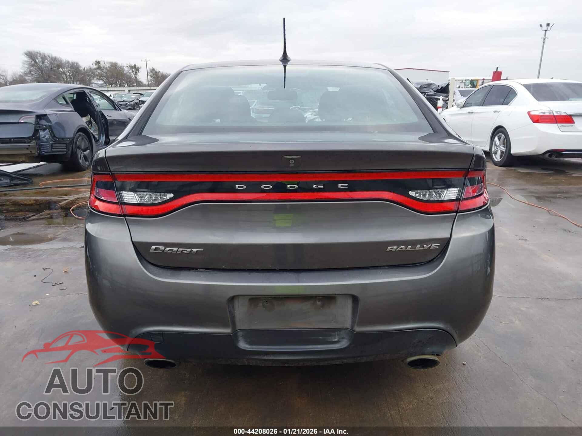 DODGE DART 2015 - 1C3CDFBB4FD301069