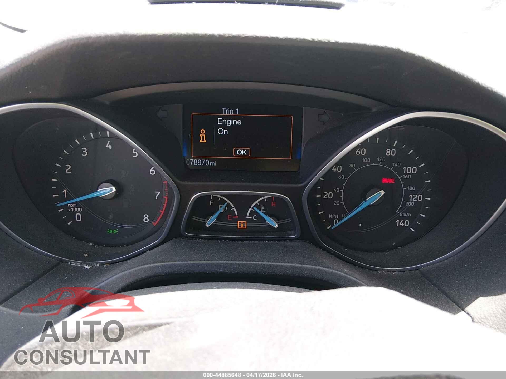 FORD FOCUS 2018 - 1FADP3E29JL217366