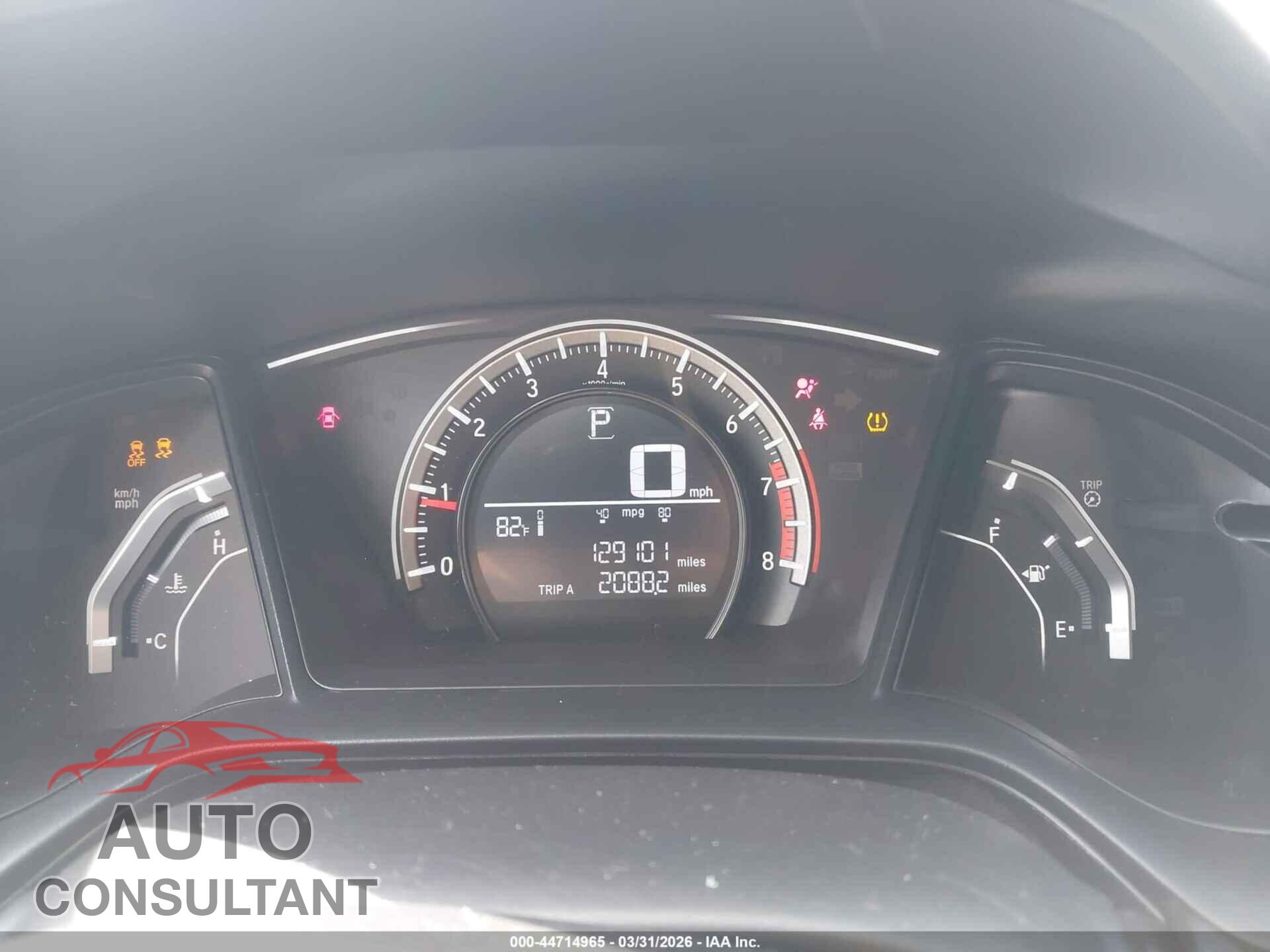 HONDA CIVIC 2016 - 19XFC2F58GE091830