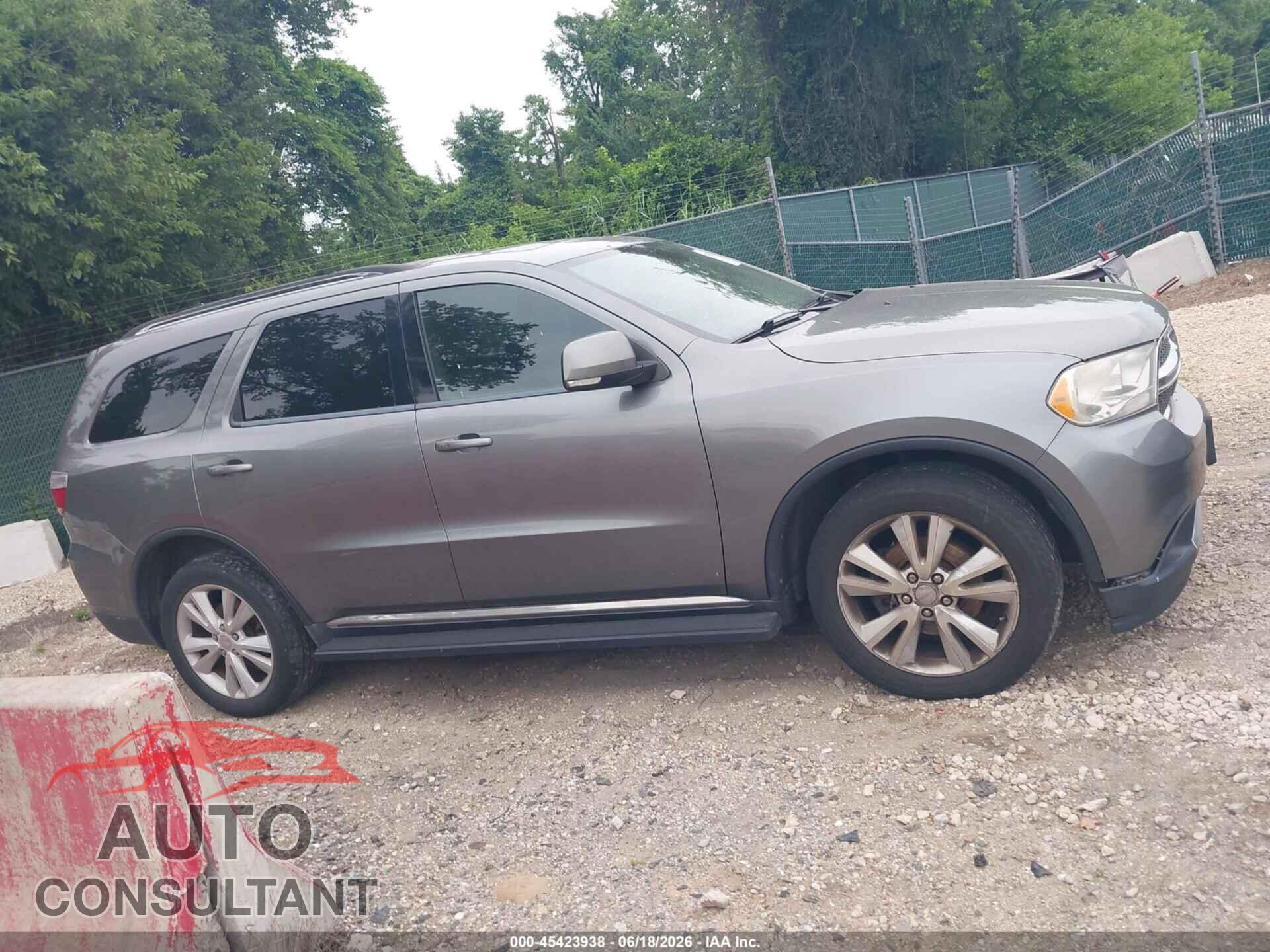 DODGE DURANGO 2012 - 1C4RDJDG3CC107748