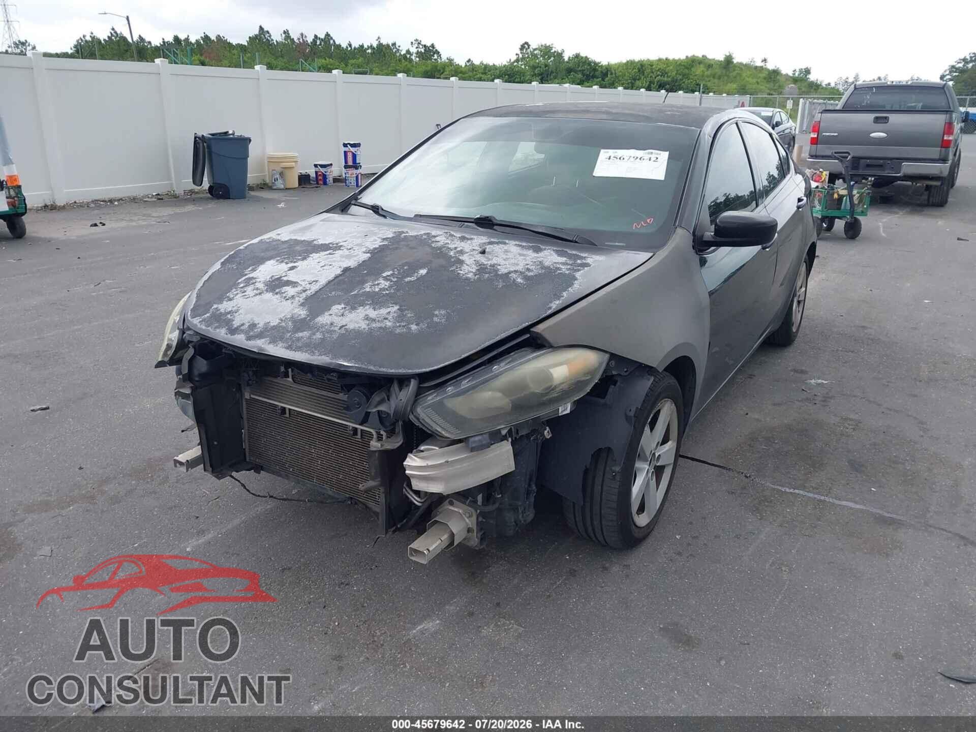 DODGE DART 2015 - 1C3CDFBB6FD199998