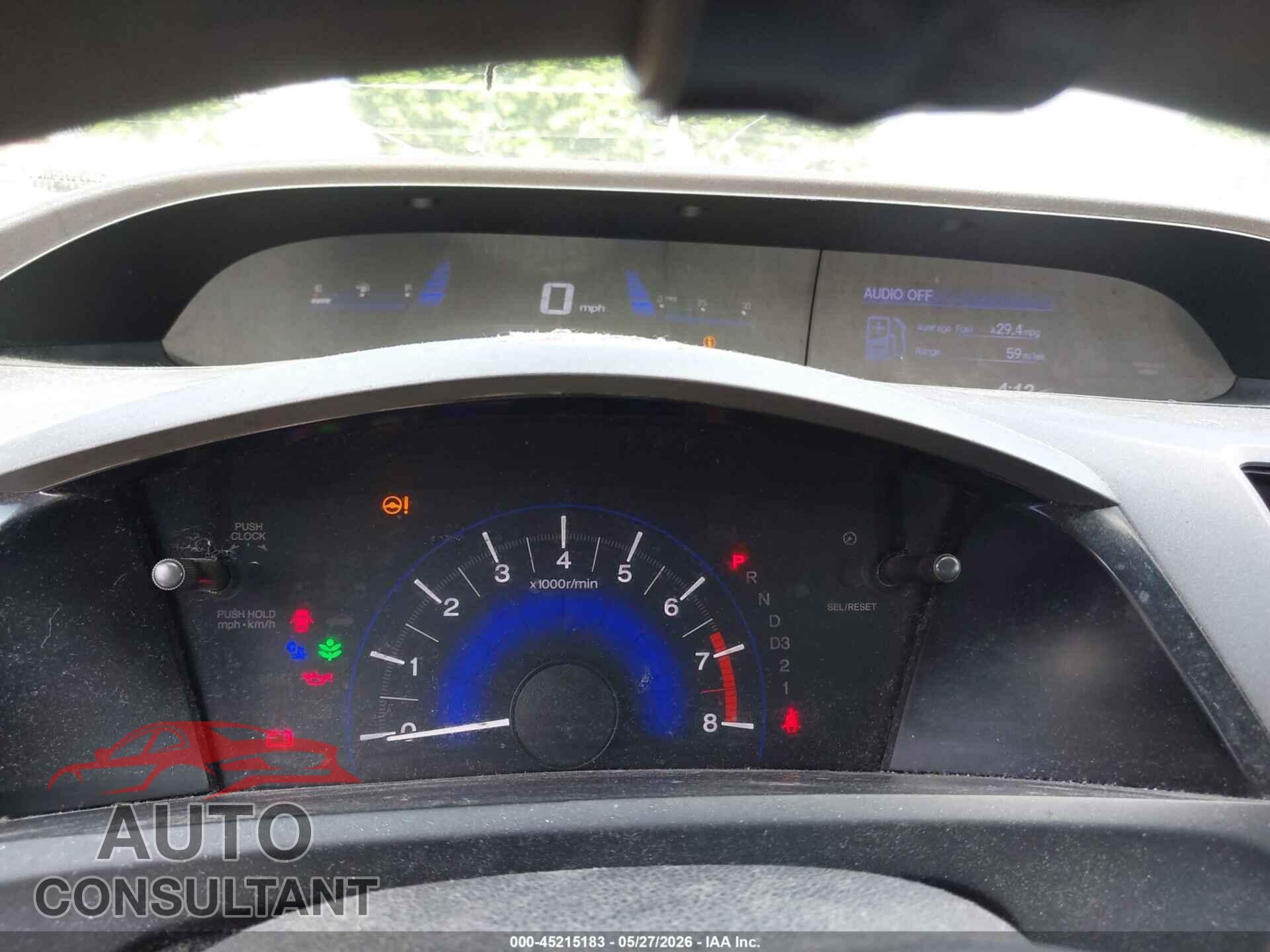 HONDA CIVIC 2012 - 2HGFB2F59CH332202