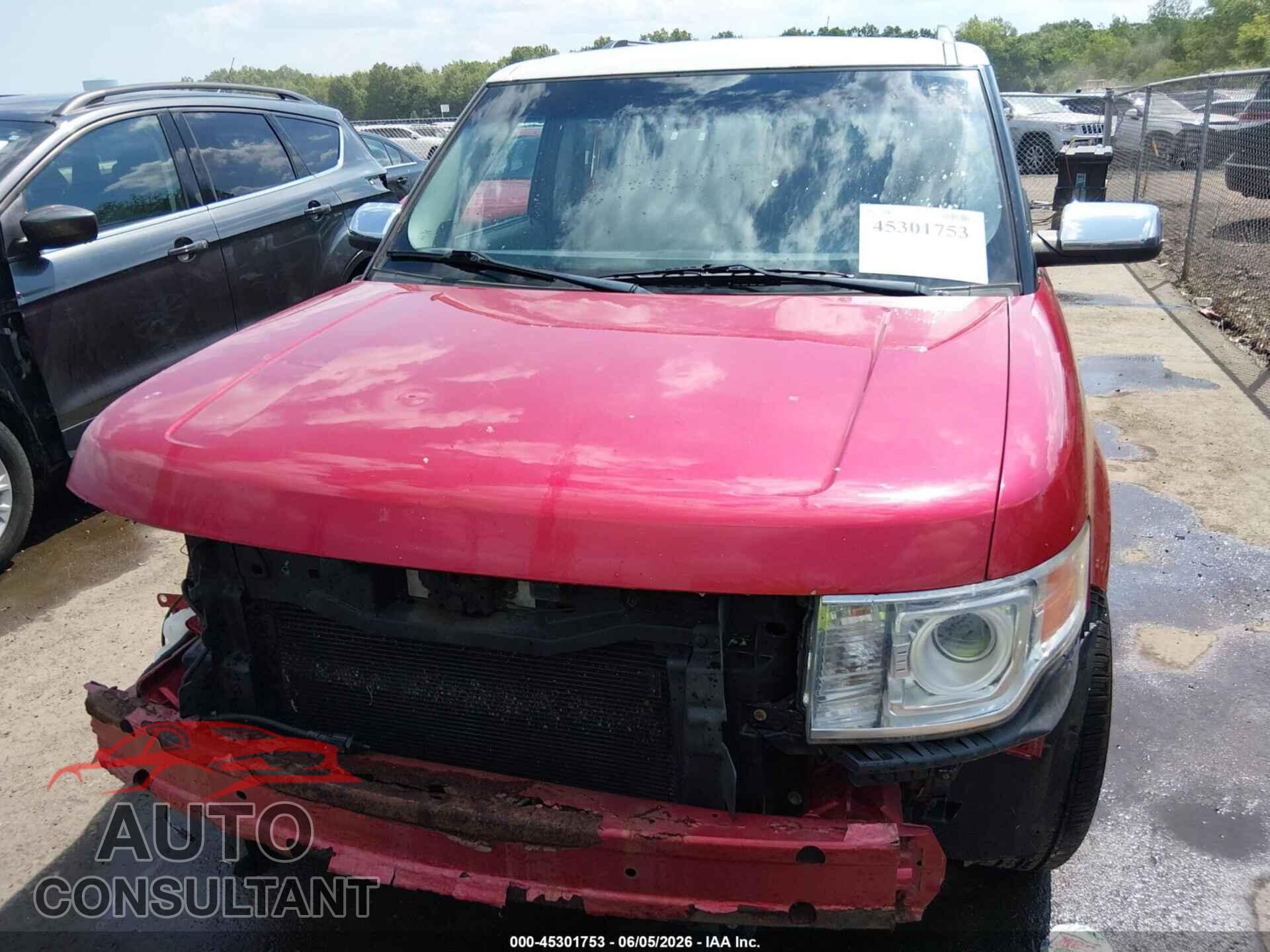 FORD FLEX 2012 - 2FMGK5DC0CBD10562