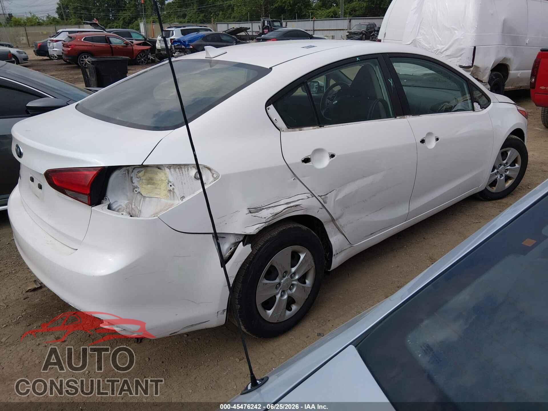KIA FORTE 2017 - 3KPFL4A78HE057599