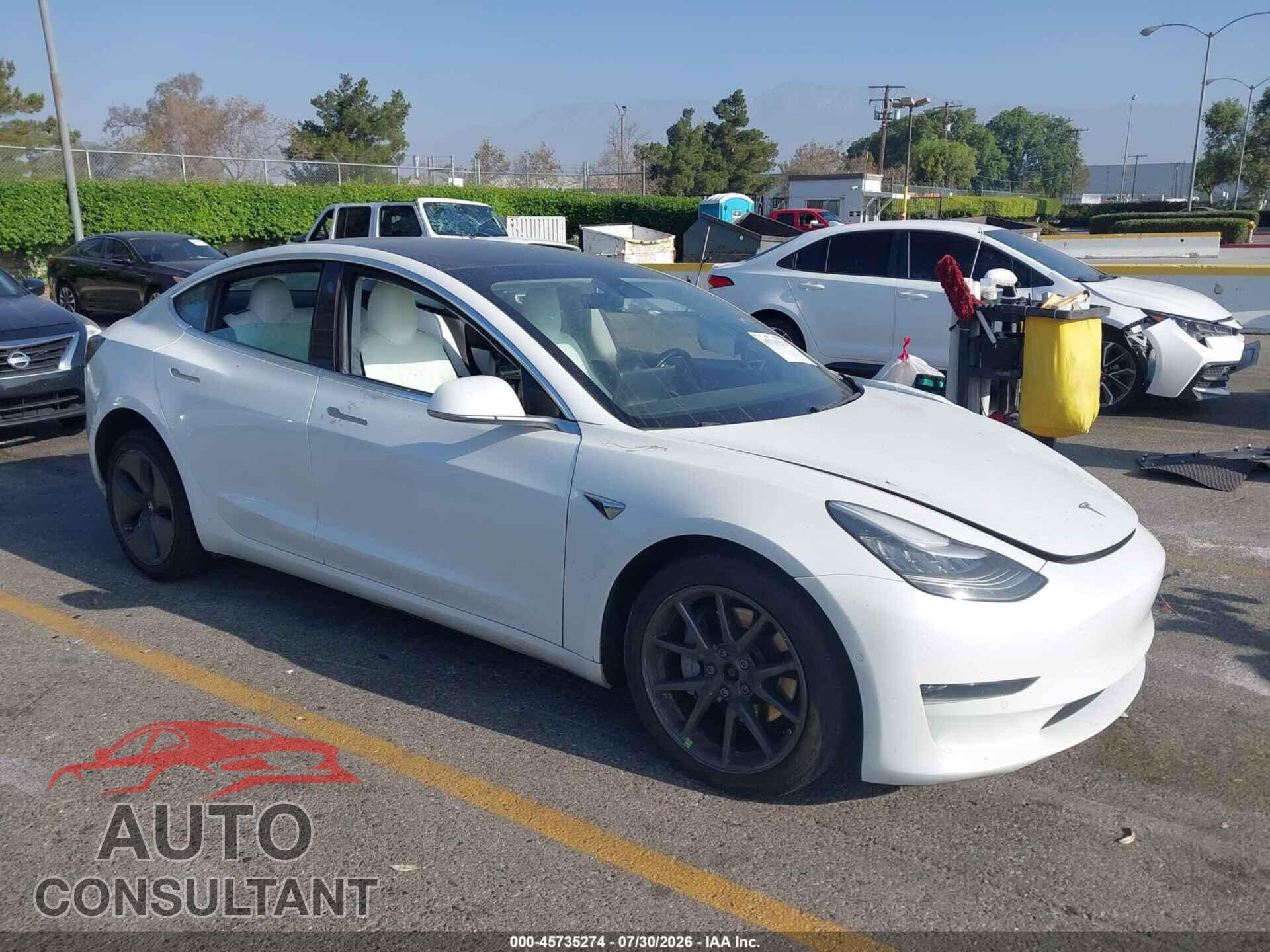 TESLA MODEL 3 2020 - 5YJ3E1EB9LF606885