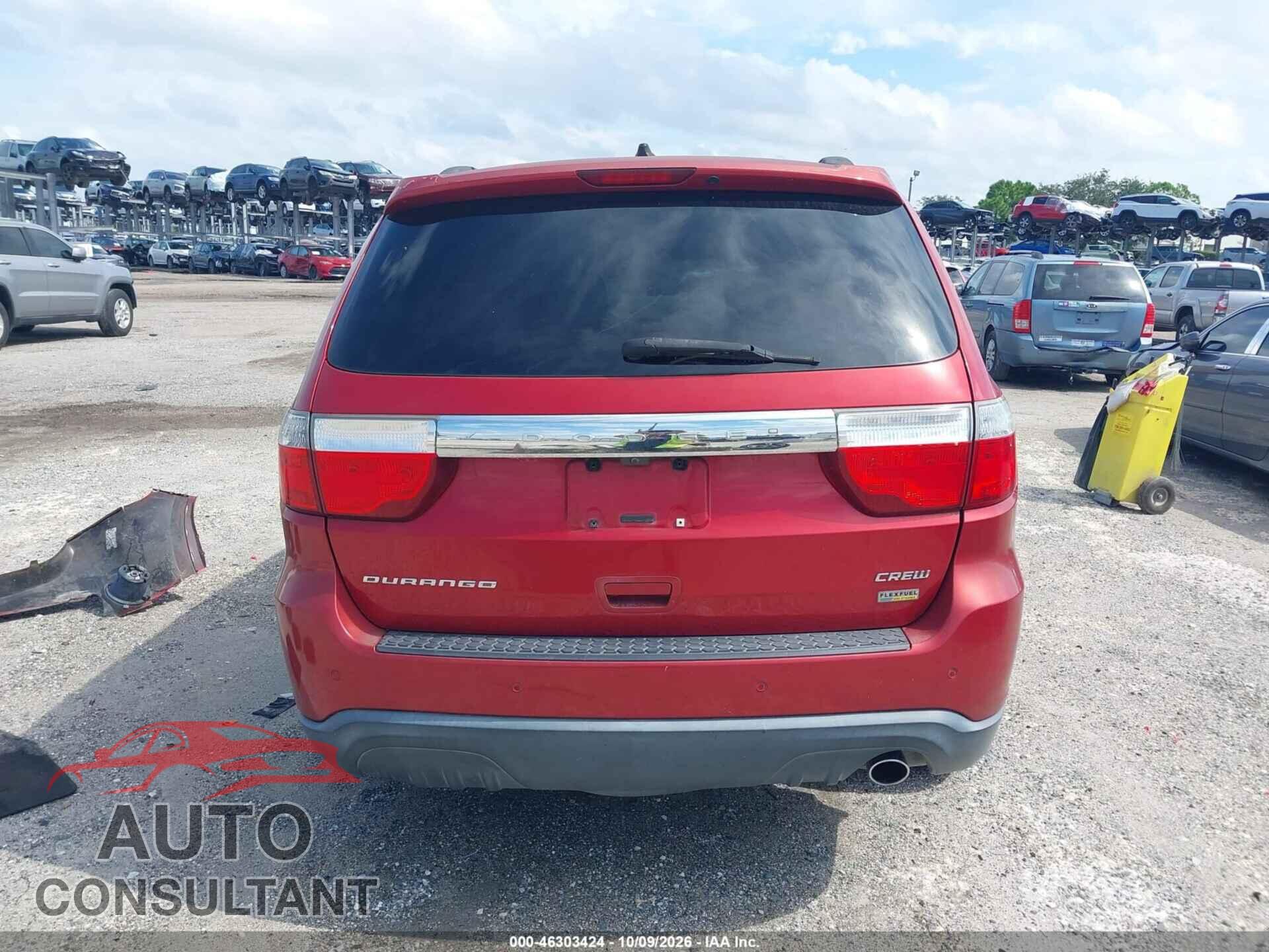 DODGE DURANGO 2011 - 1D4RD4GG8BC634165