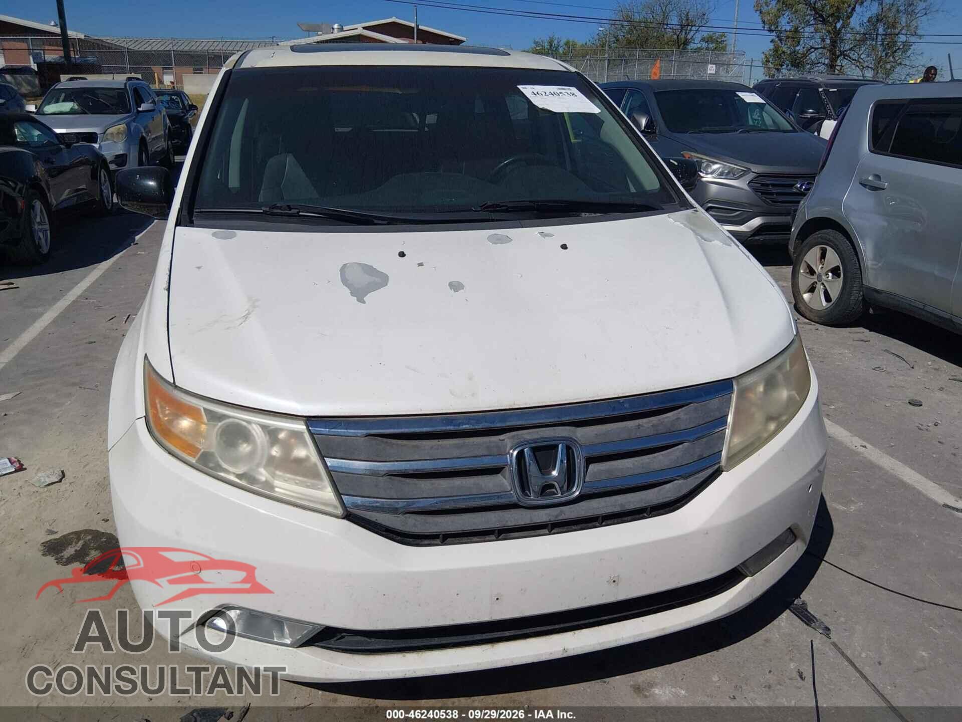 HONDA ODYSSEY 2012 - 5FNRL5H97CB057929